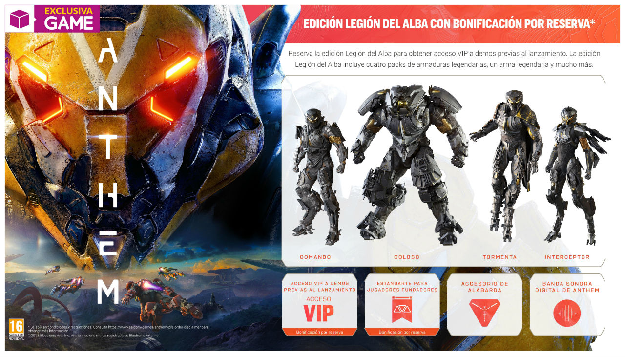 Anthem en GAME anthem