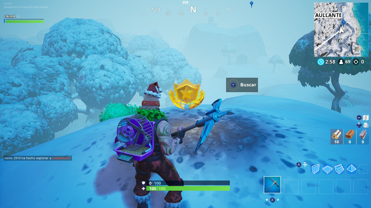 Busca entre una trampilla misteriosa, una enorme señora de roca y una plataforma precaria en Fortnite donde está la estrella oculta de busca entre una trampilla misteriosa, una enorme señora de roca y una plataforma precaria en Fortnite