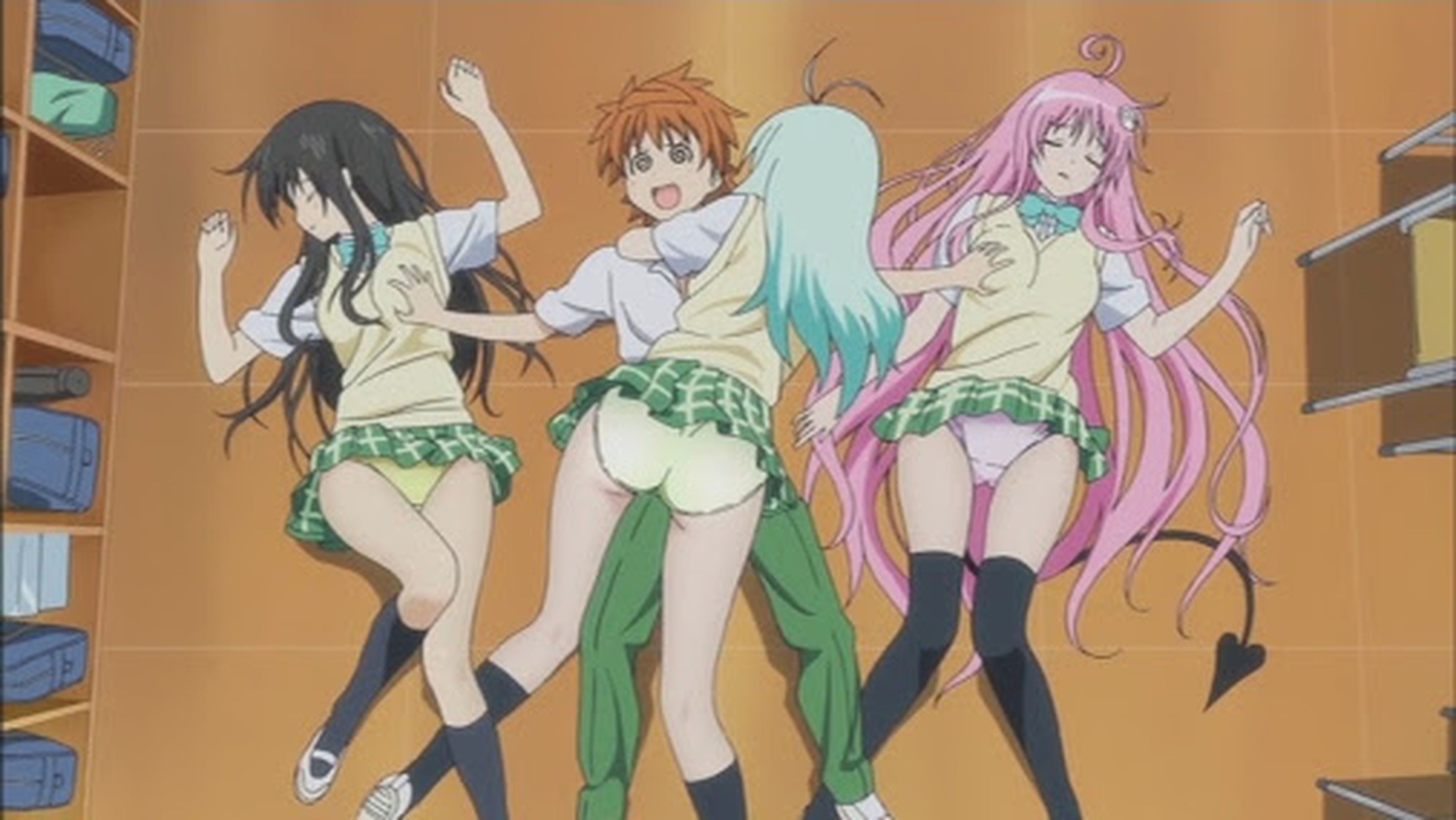 Clichés Anime - Caerse sobre los pechos de las chicas
