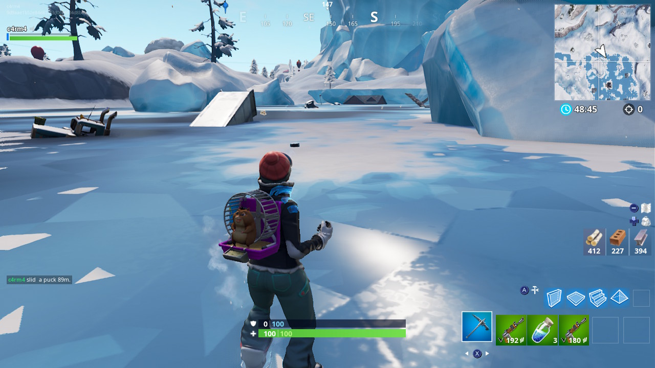 Desliza disco de hielo Fortnite disco de hielo fortnite donde lanzar