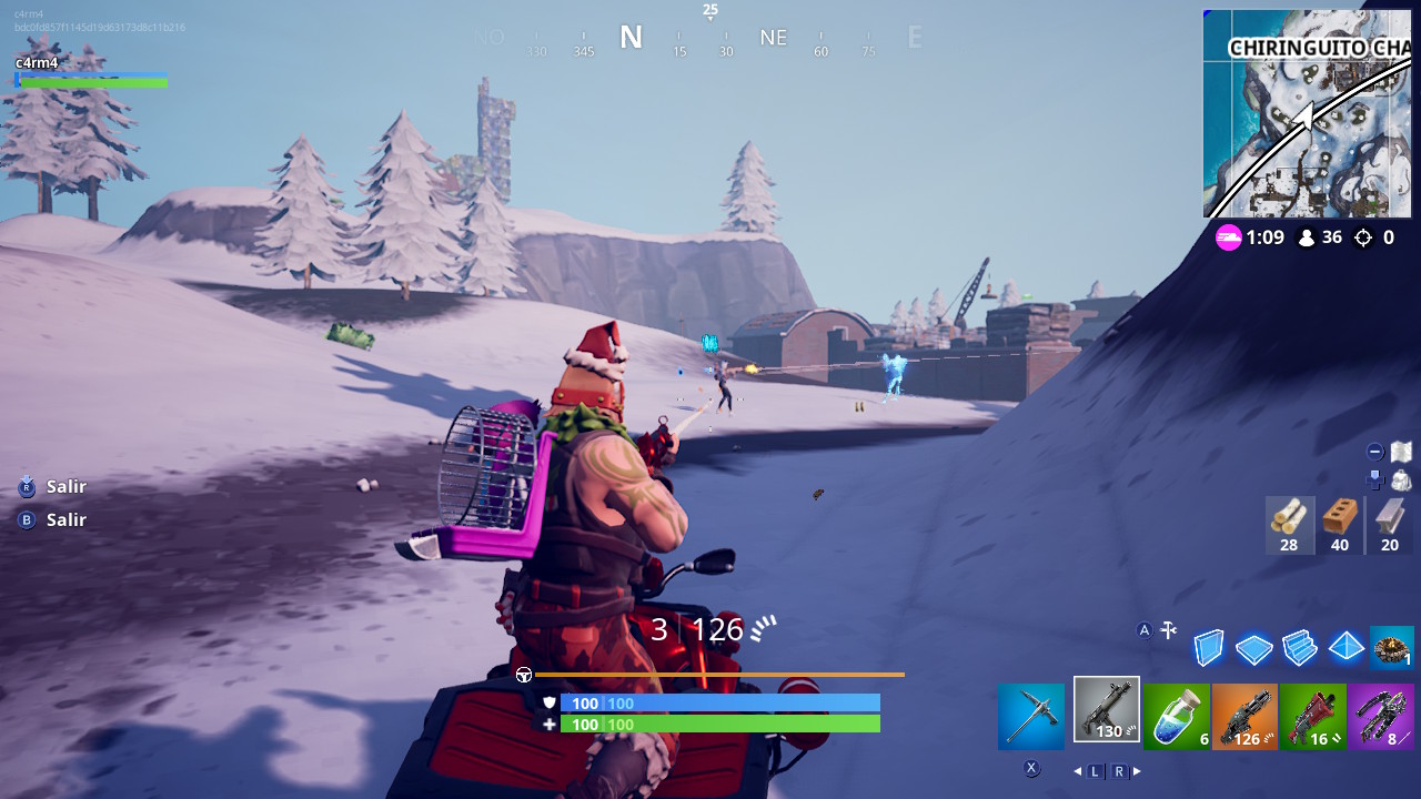 Inflige daño a oponentes mientras montas en un vehículo inflige daño desde un vehículo fortnite