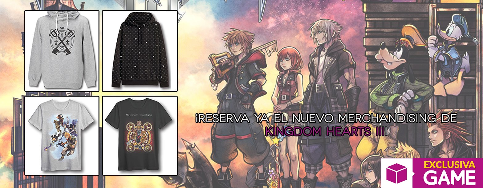 Merchandising Kingdom Hearts 3 en GAME Merchandising Kingdom Hearts 3 en GAME