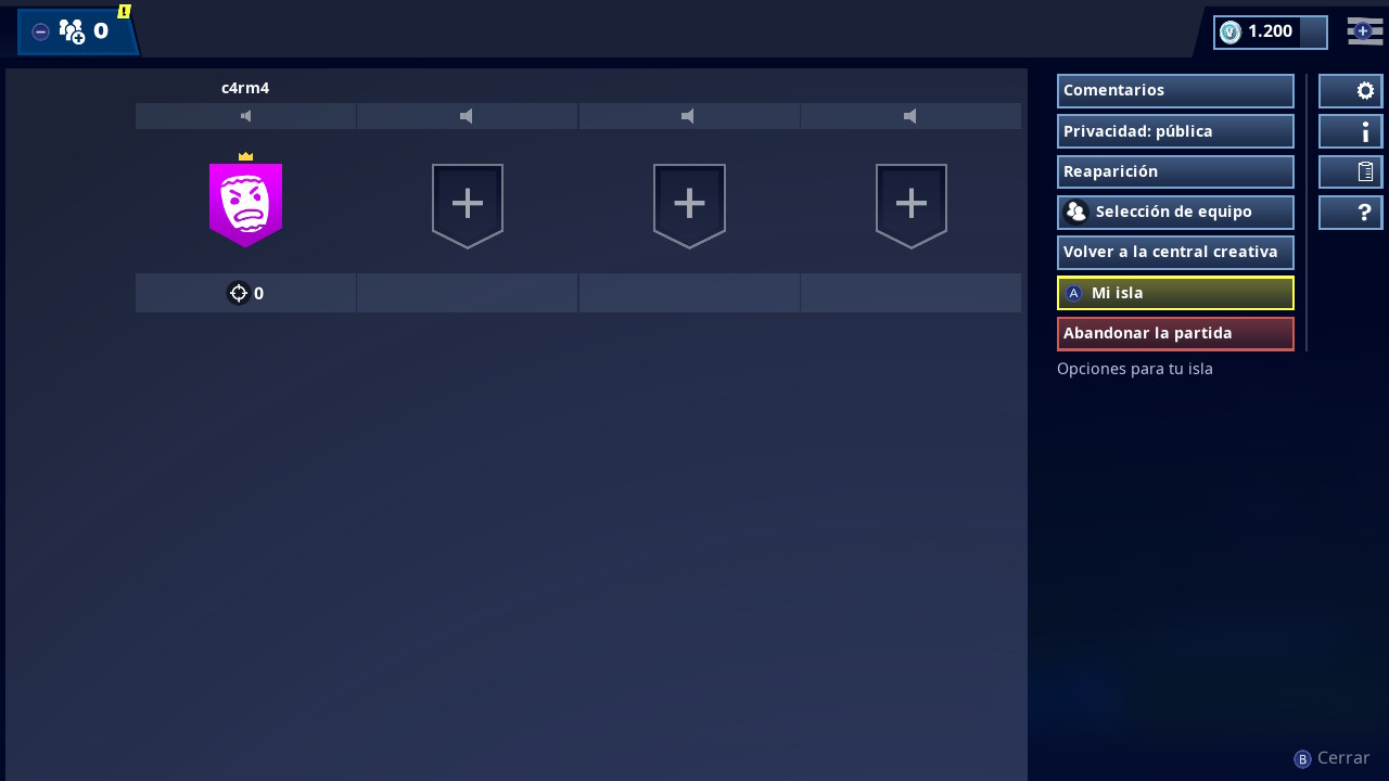 Modo Creativo Fortnite Modo Creativo Fortnite Mi Isla