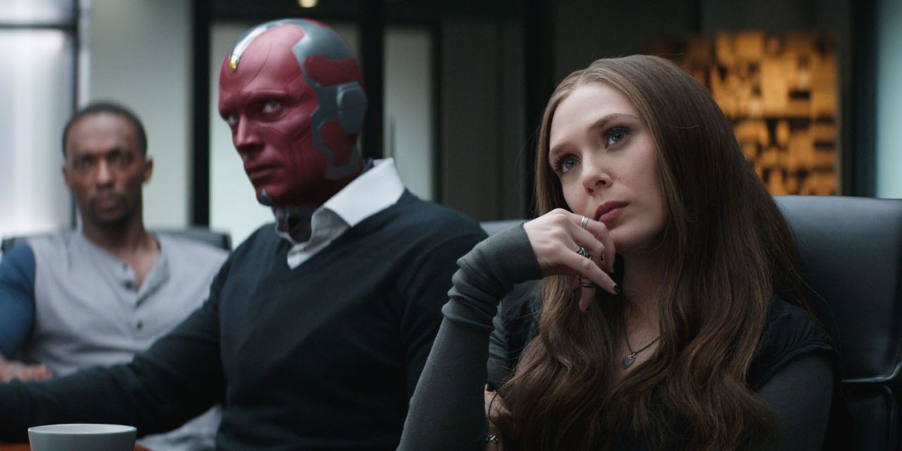 Visión y la Bruja Escarlata Vision and Scarlet Witch