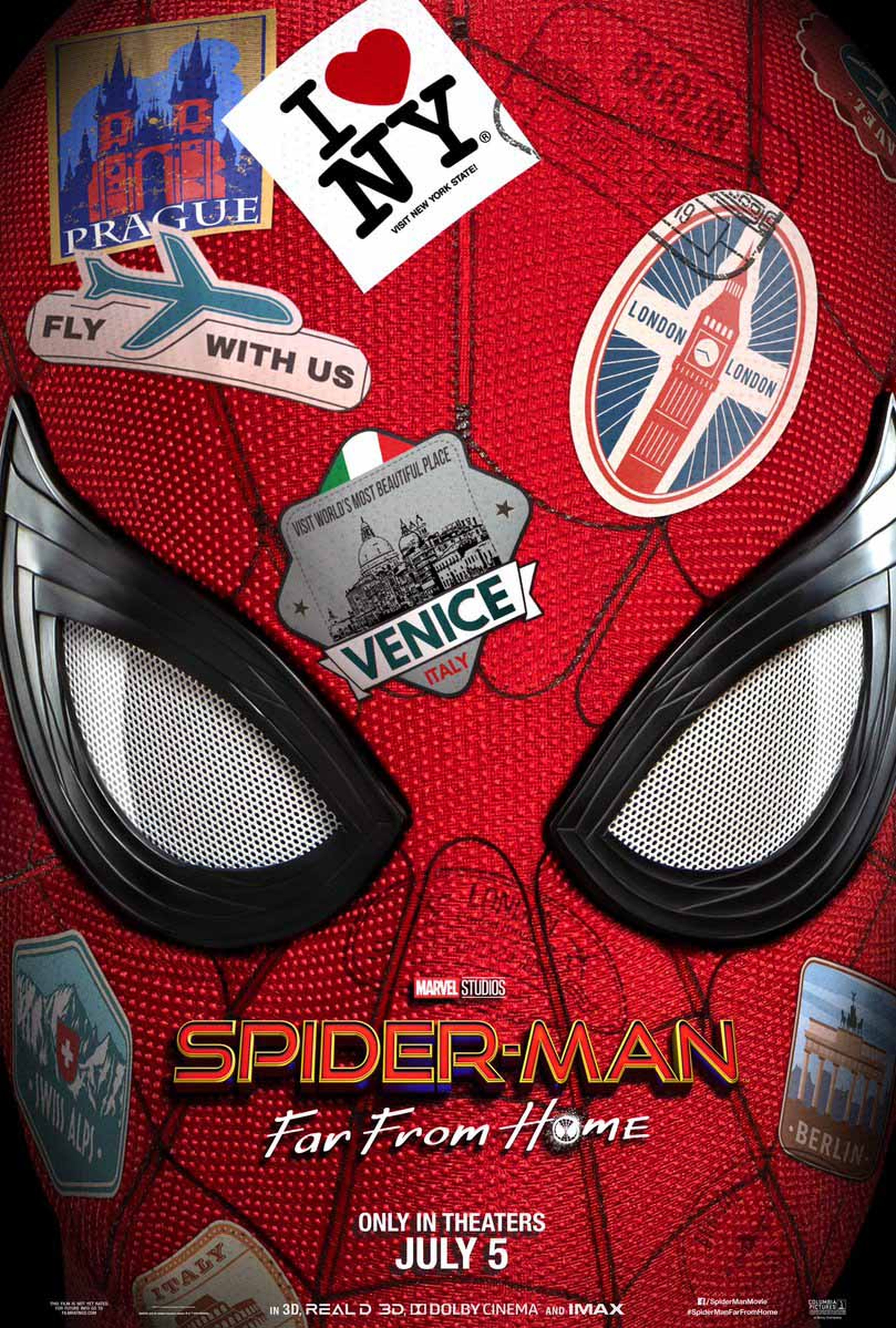 Spiderman lejos de casa poster