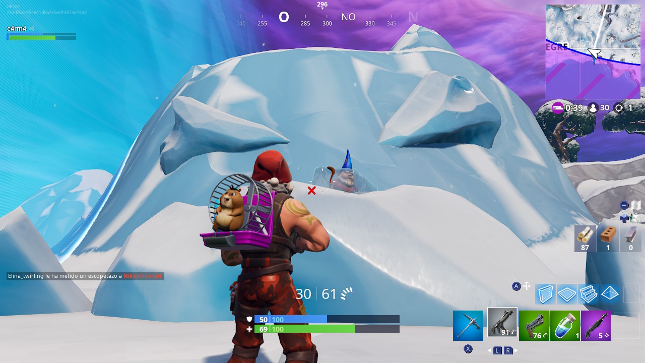 gnomos congelados fortnite gnomos congelados fortnite localizacion 7 sur zona helada