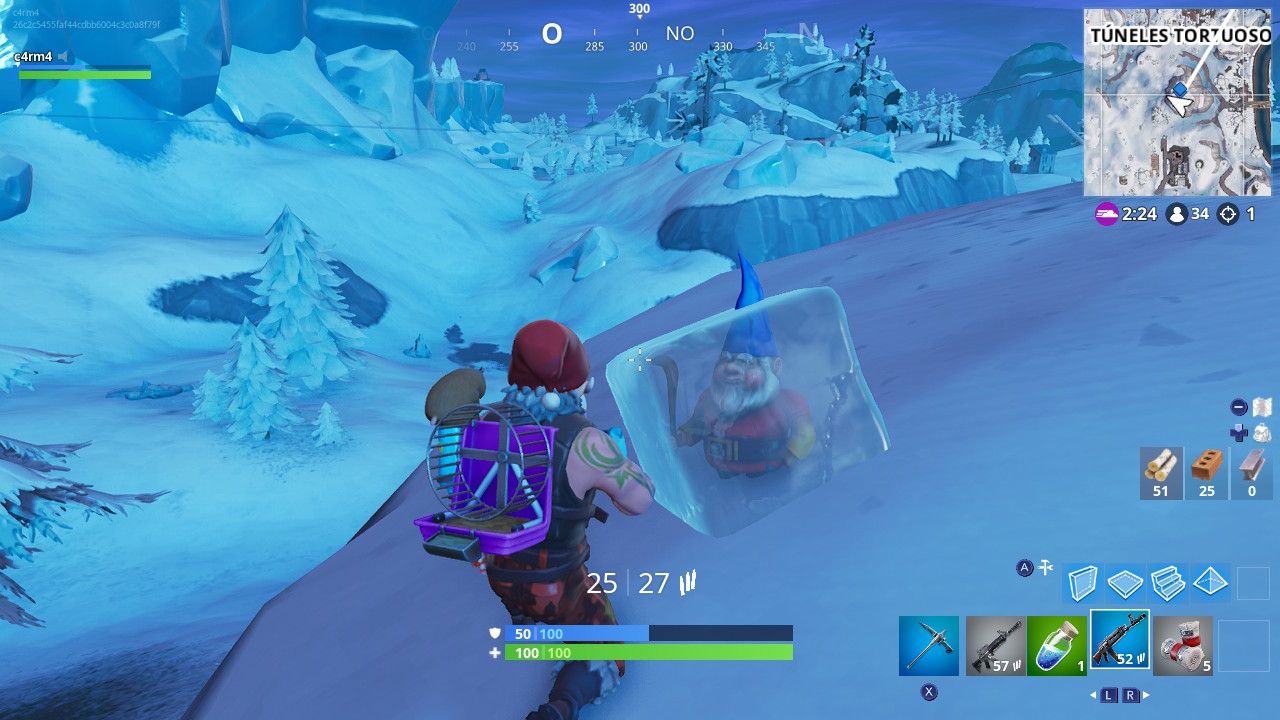 gnomos congelados fortnite gnomos congelados fortnite localizacion 4 tuneles tortuosos