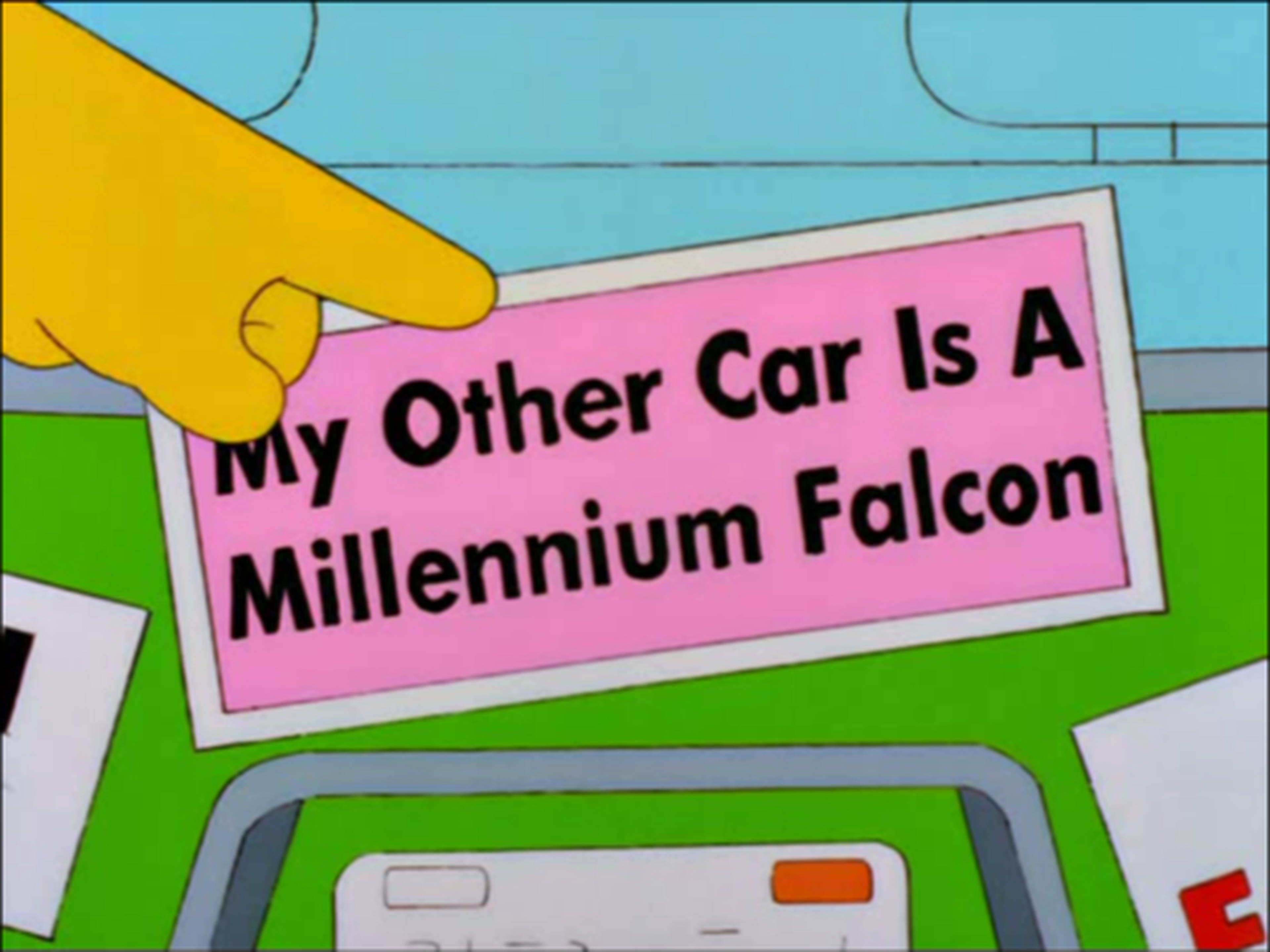Mi otro coche es el Halcón Milenario