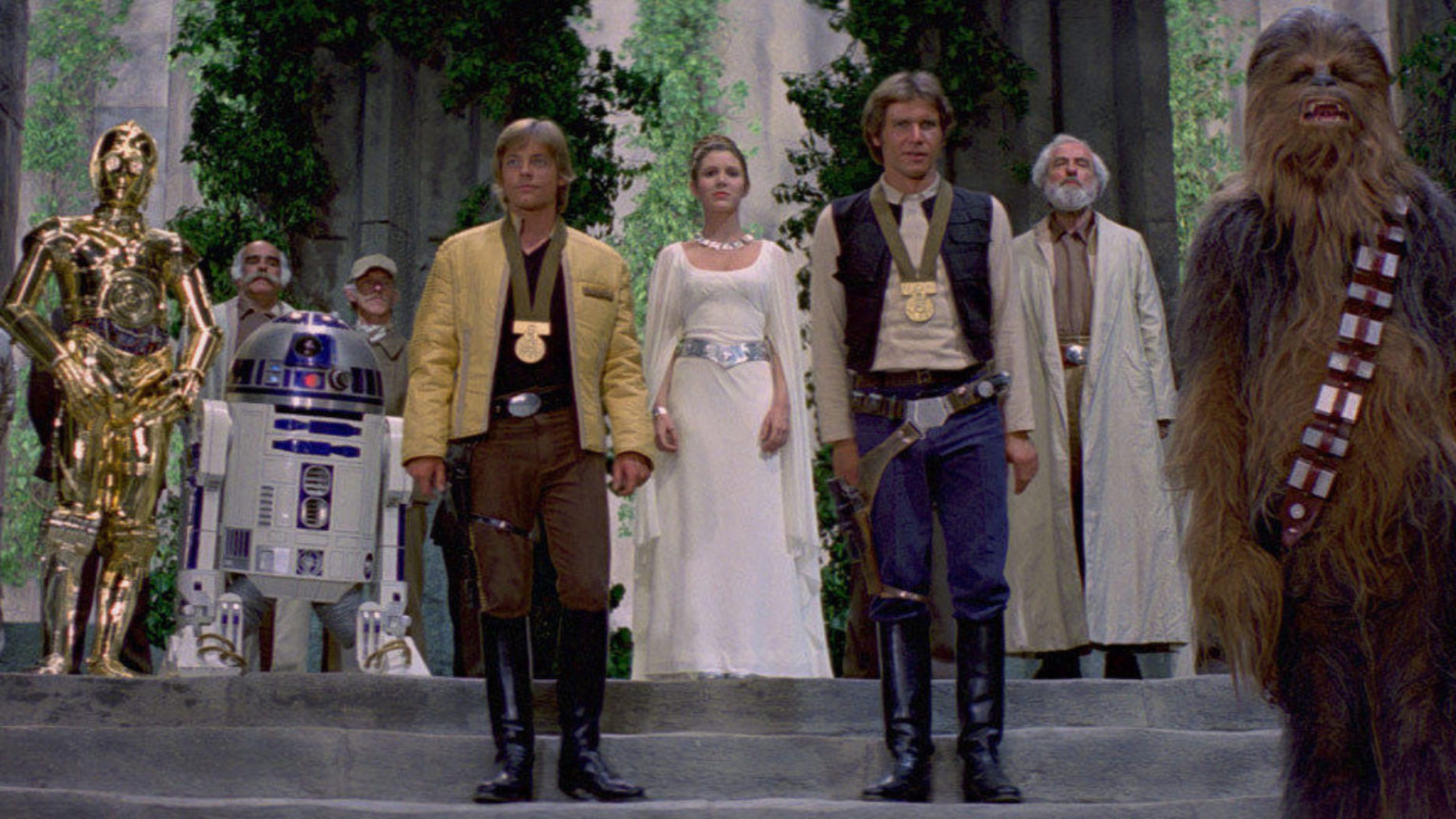 Star Wars: Una nueva esperanza. Ceremonia de entrega de medallas