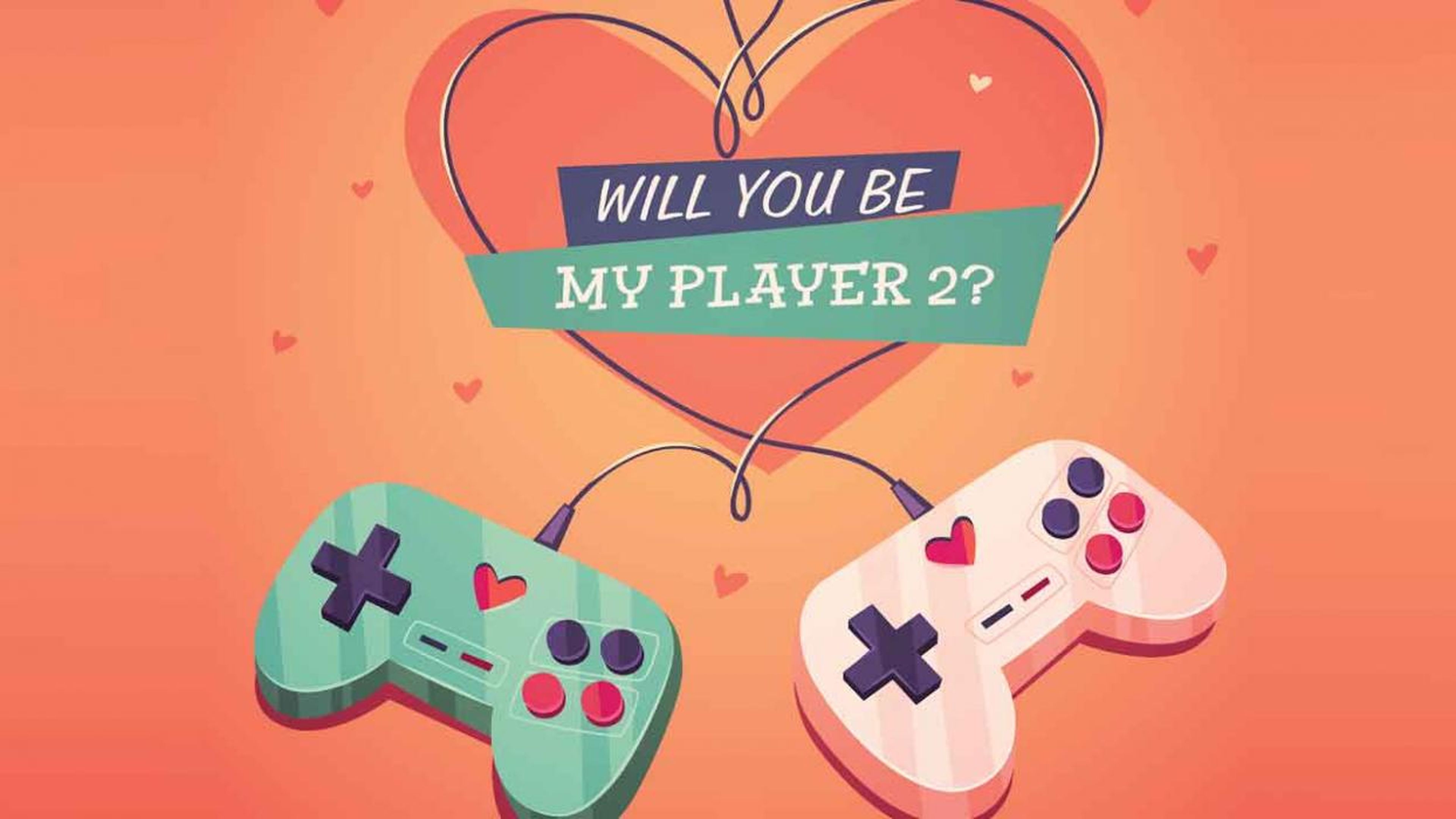 Imágenes sobre videojuegos para felicitar San Valentín 2019