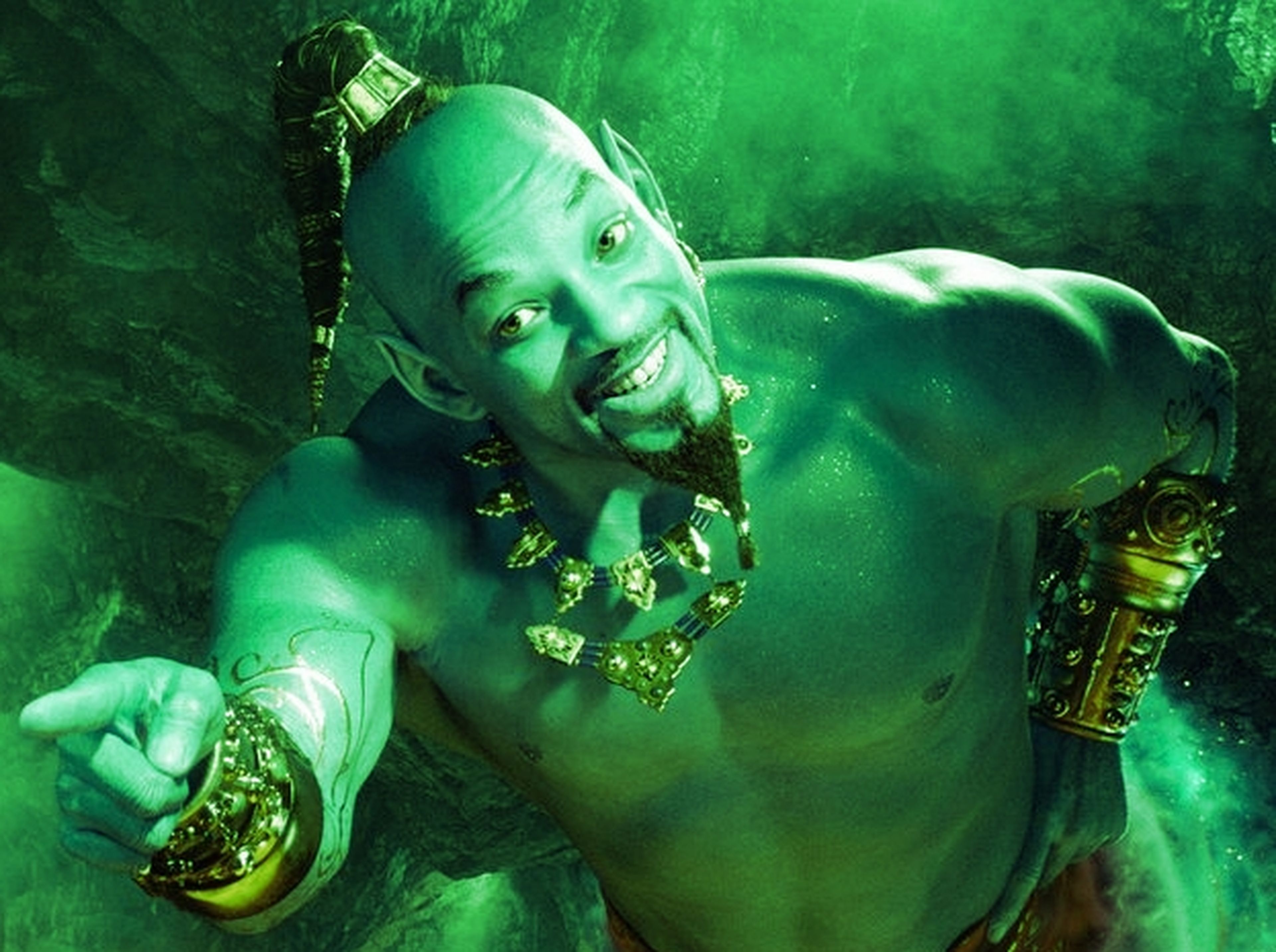 Aladdin 2019 - El genio estuvo a punto de ser verde en la película original