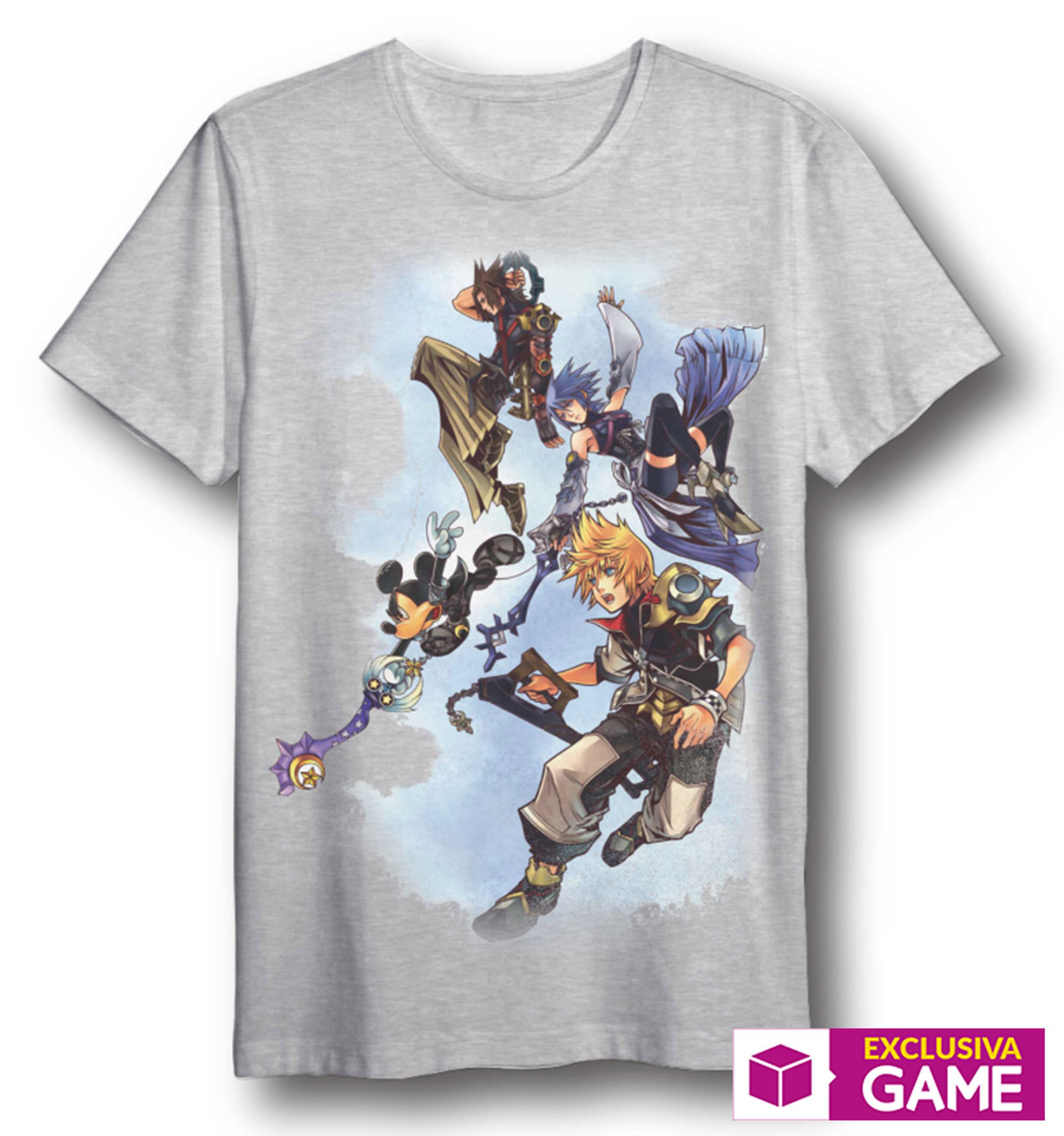 GAME Bazar Kingdom Hearts 3 camiseta blanca