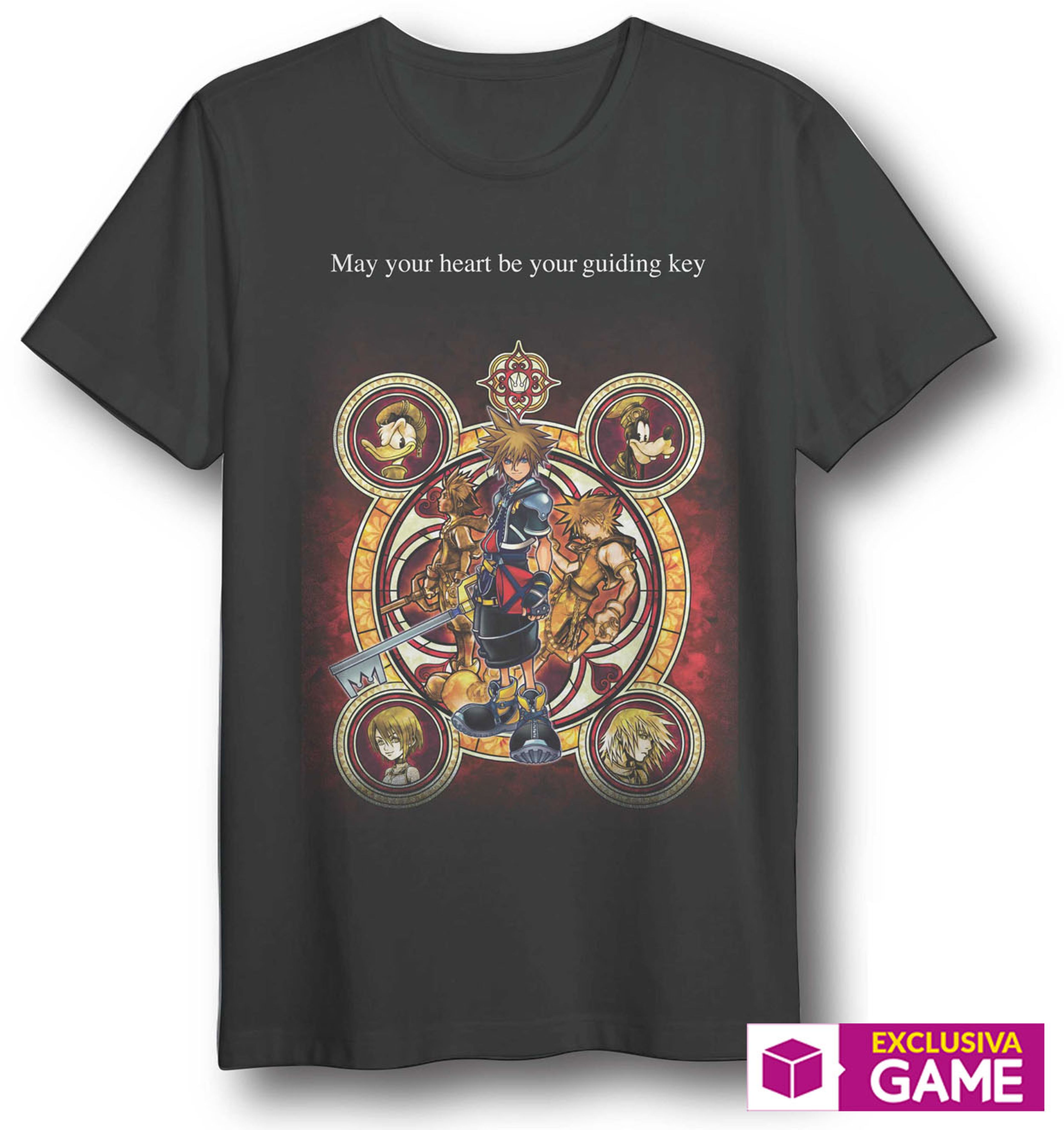 GAME Bazar Kingdom Hearts 3 camiseta negra
