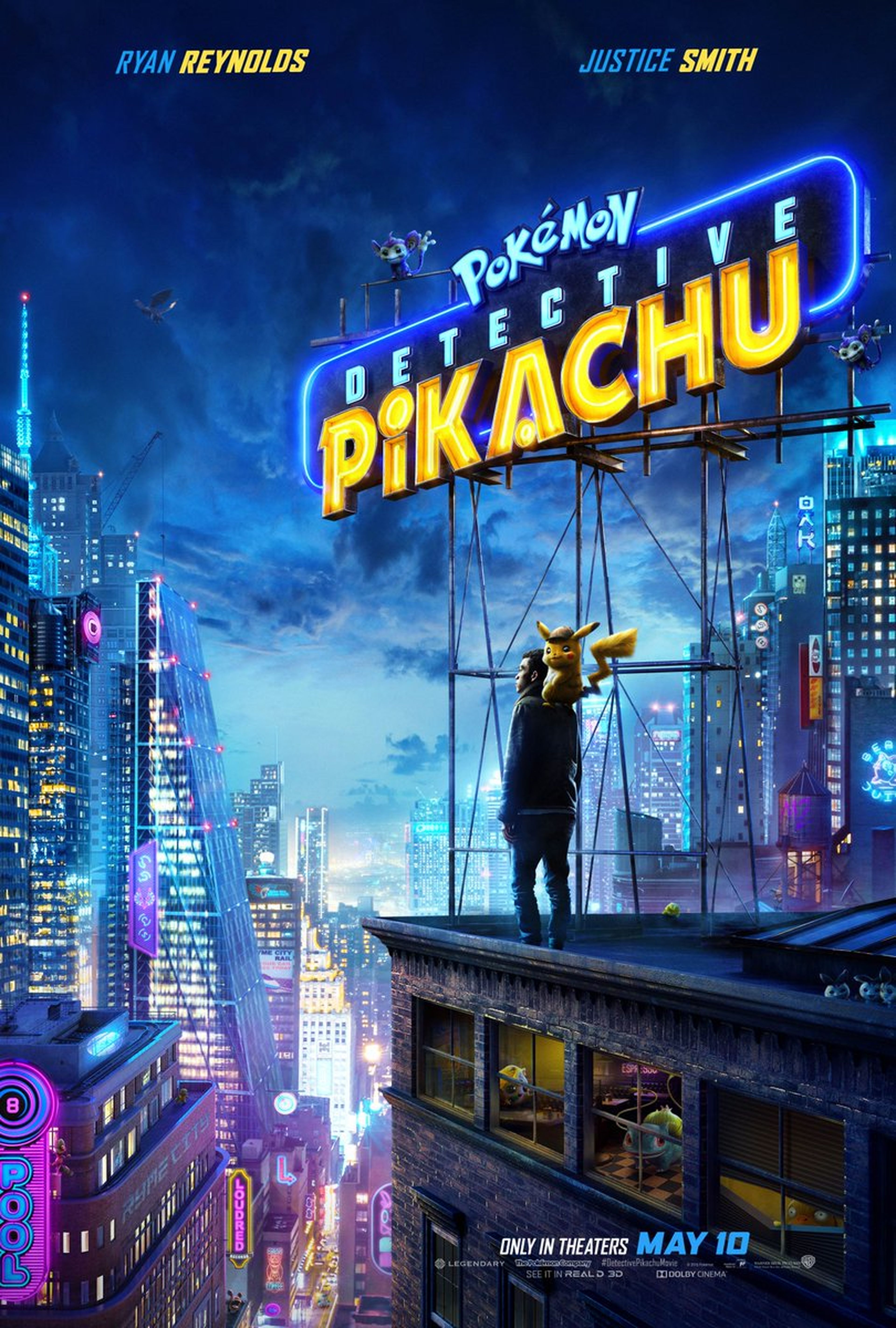 Detective Pikachu - Nuevo póster con pokémon ocultos