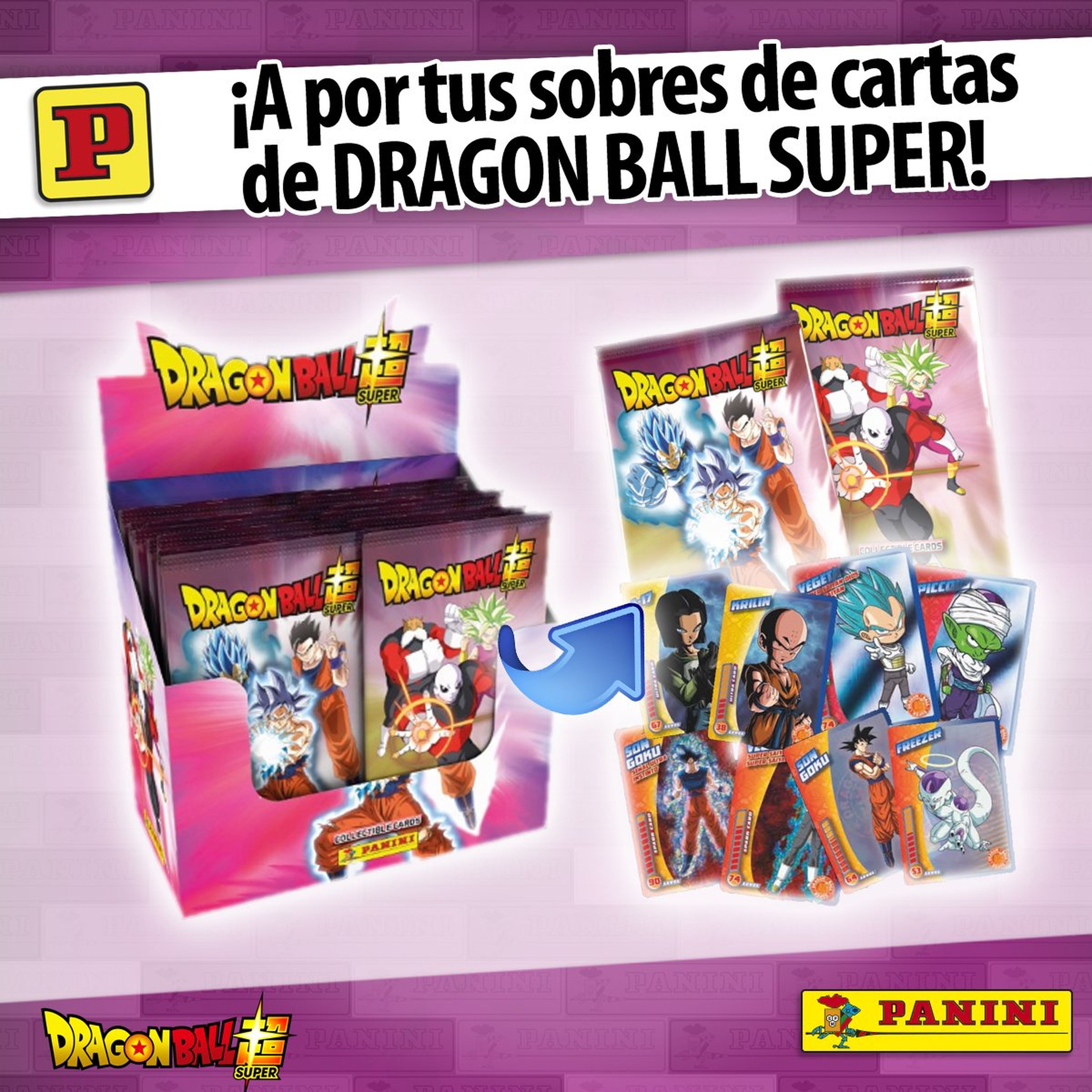 Dragon Ball Super cards y figuras Panini