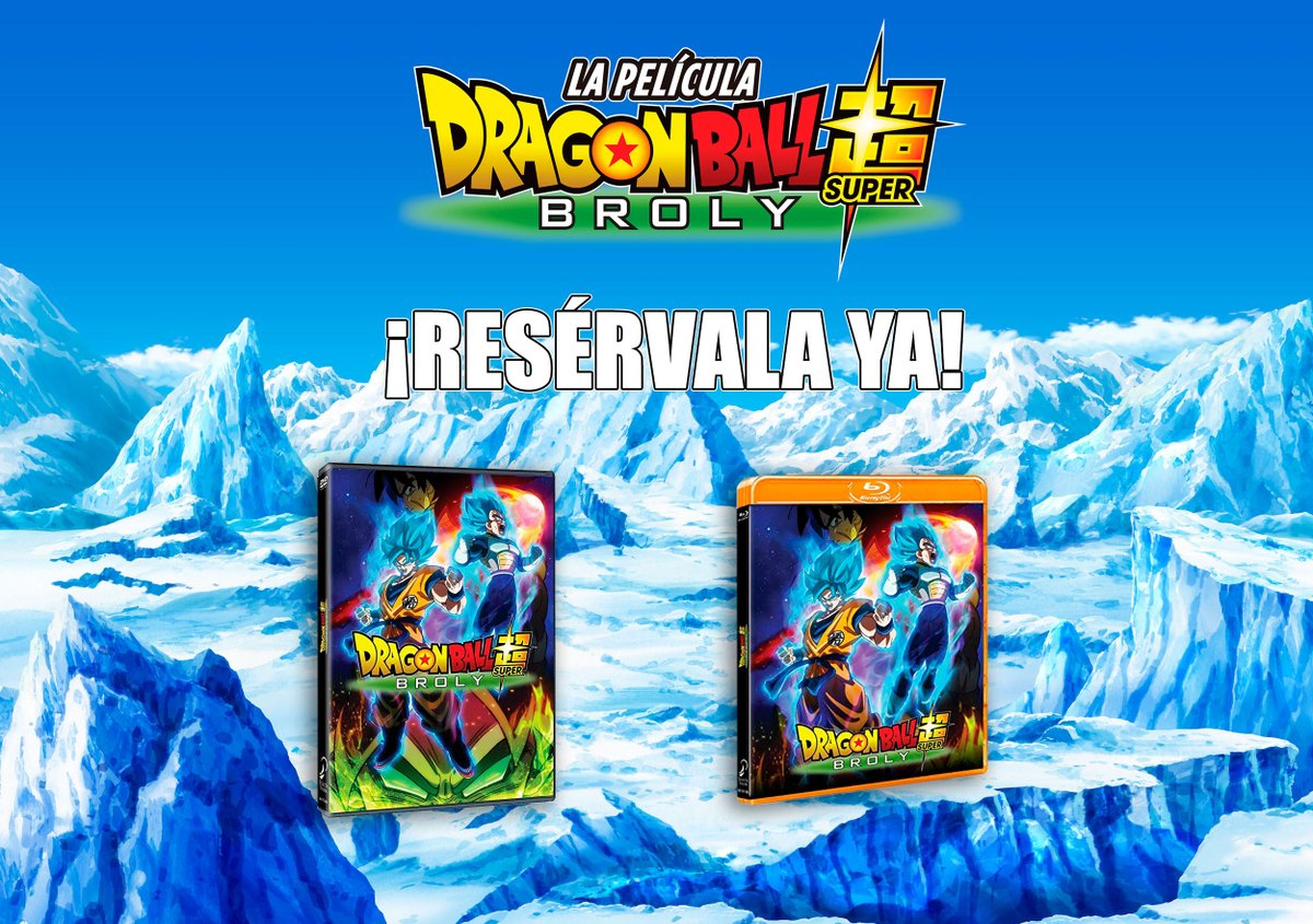 Dragon Ball Super Broly en DVD y Blu-ray