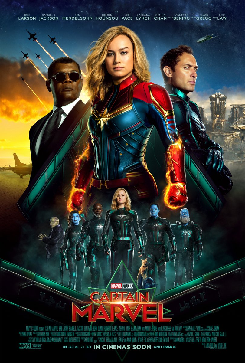 Capitana Marvel - Póster internacional Capitana Marvel - Póster internacional
