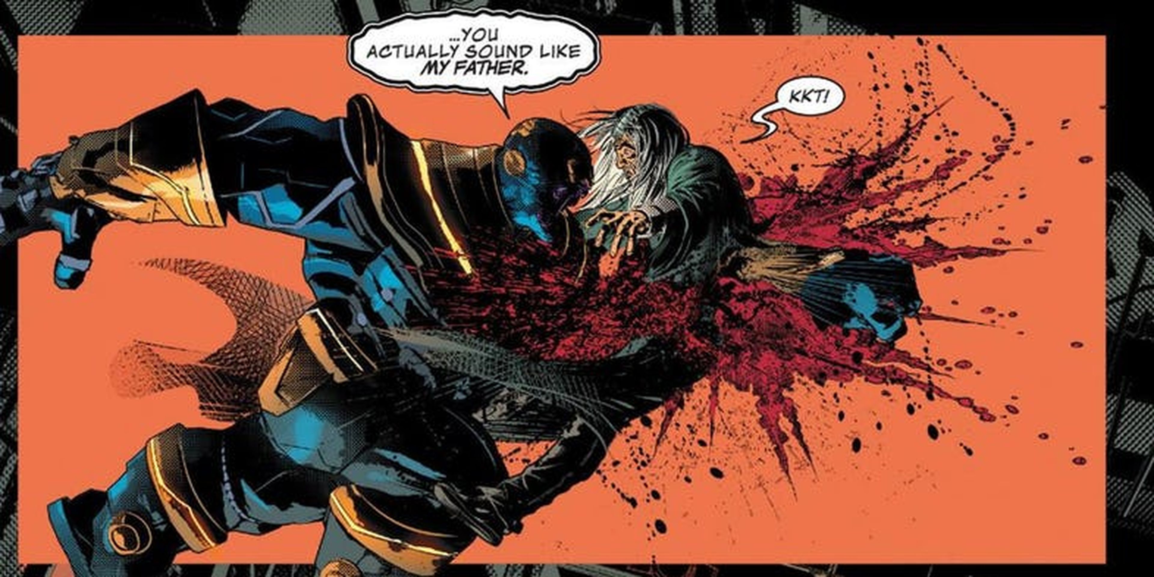 Thanos mata a su padre