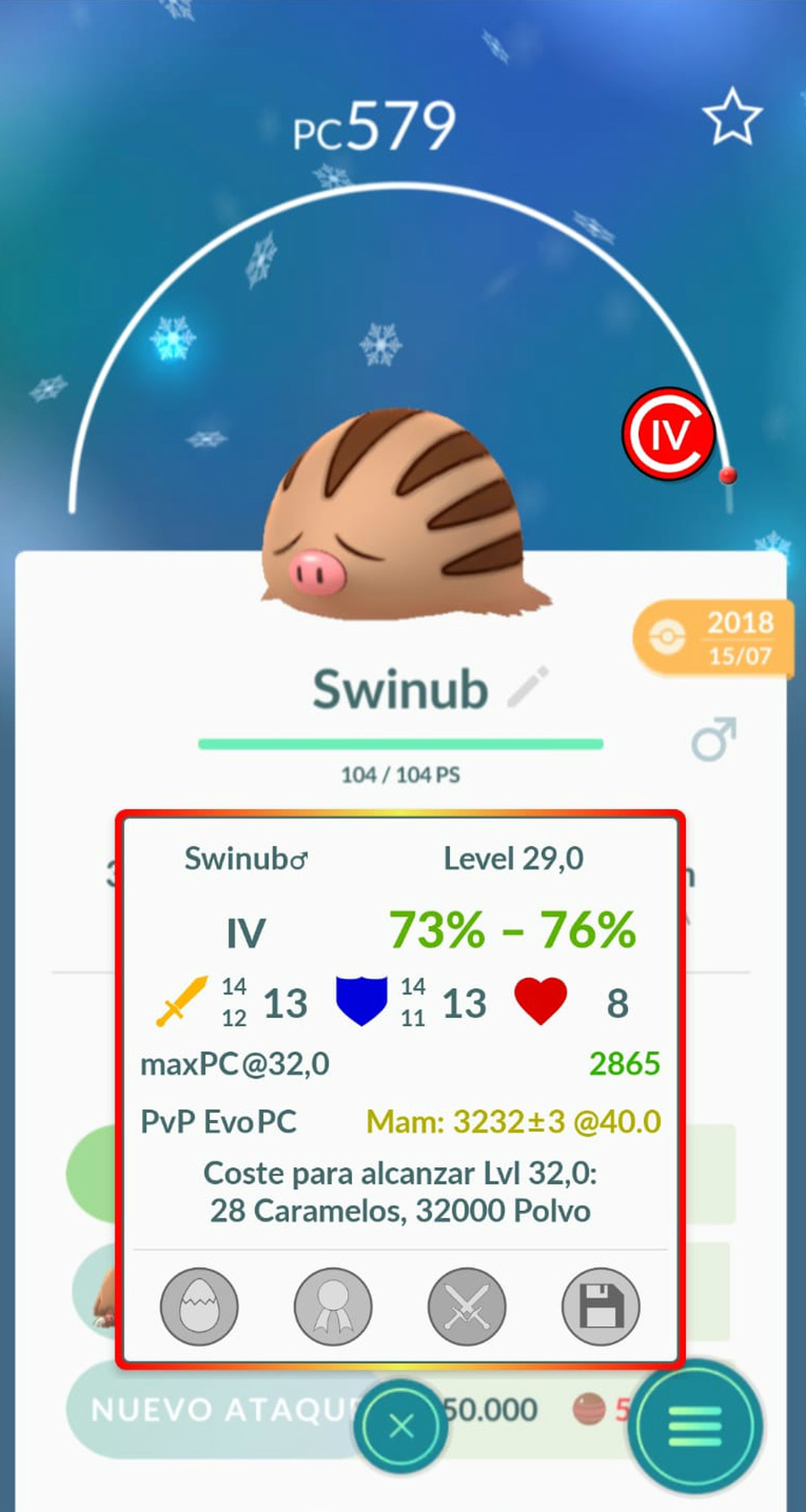 Swinub en Pokémon GO