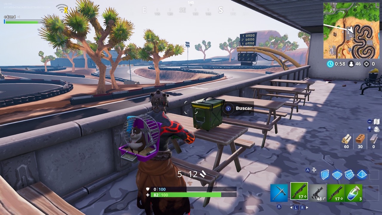 circuito de carreras fortnite registra cofres o cajas de municion en circuito de carreras fortnite