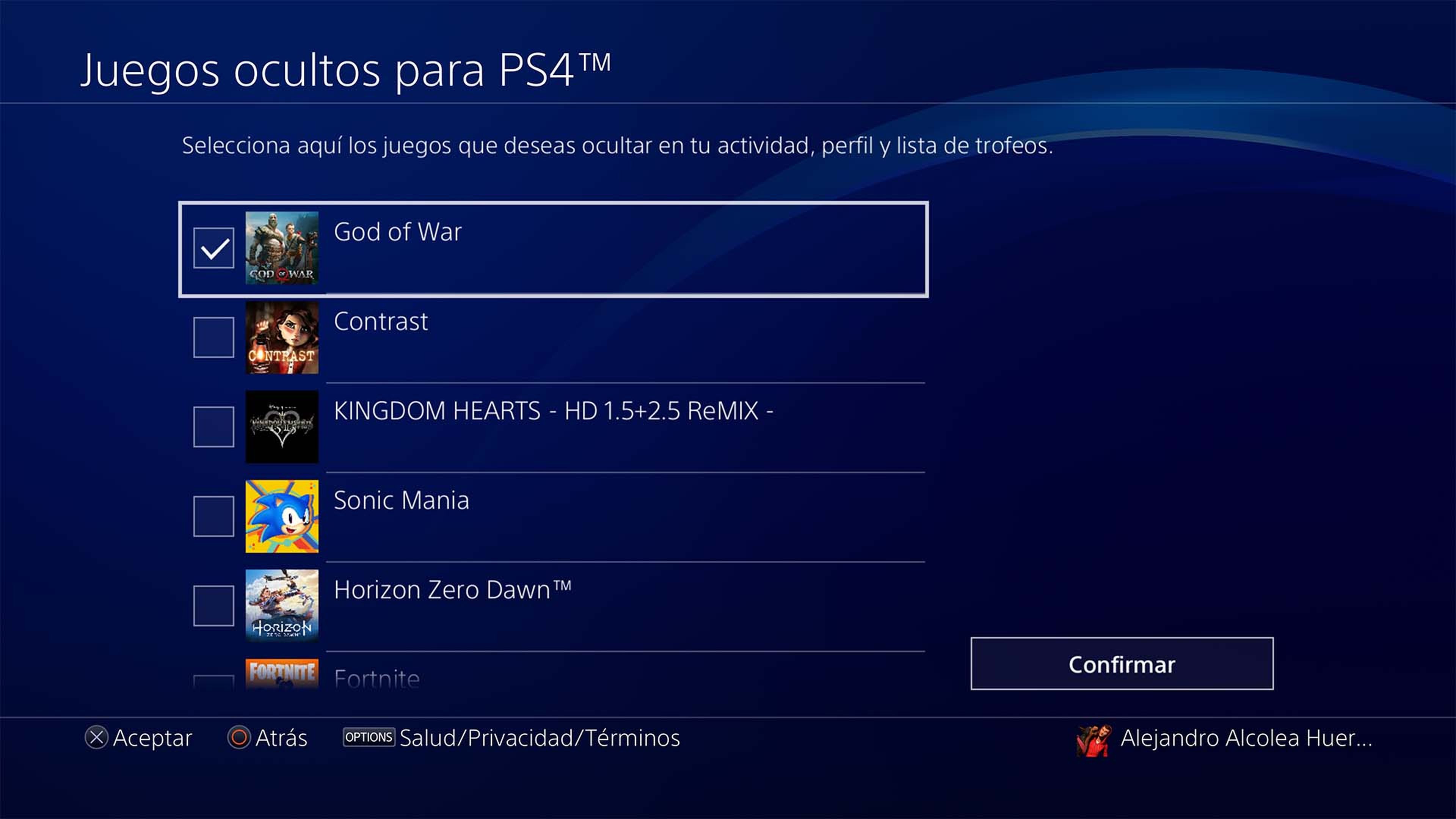 Privacidad PS4