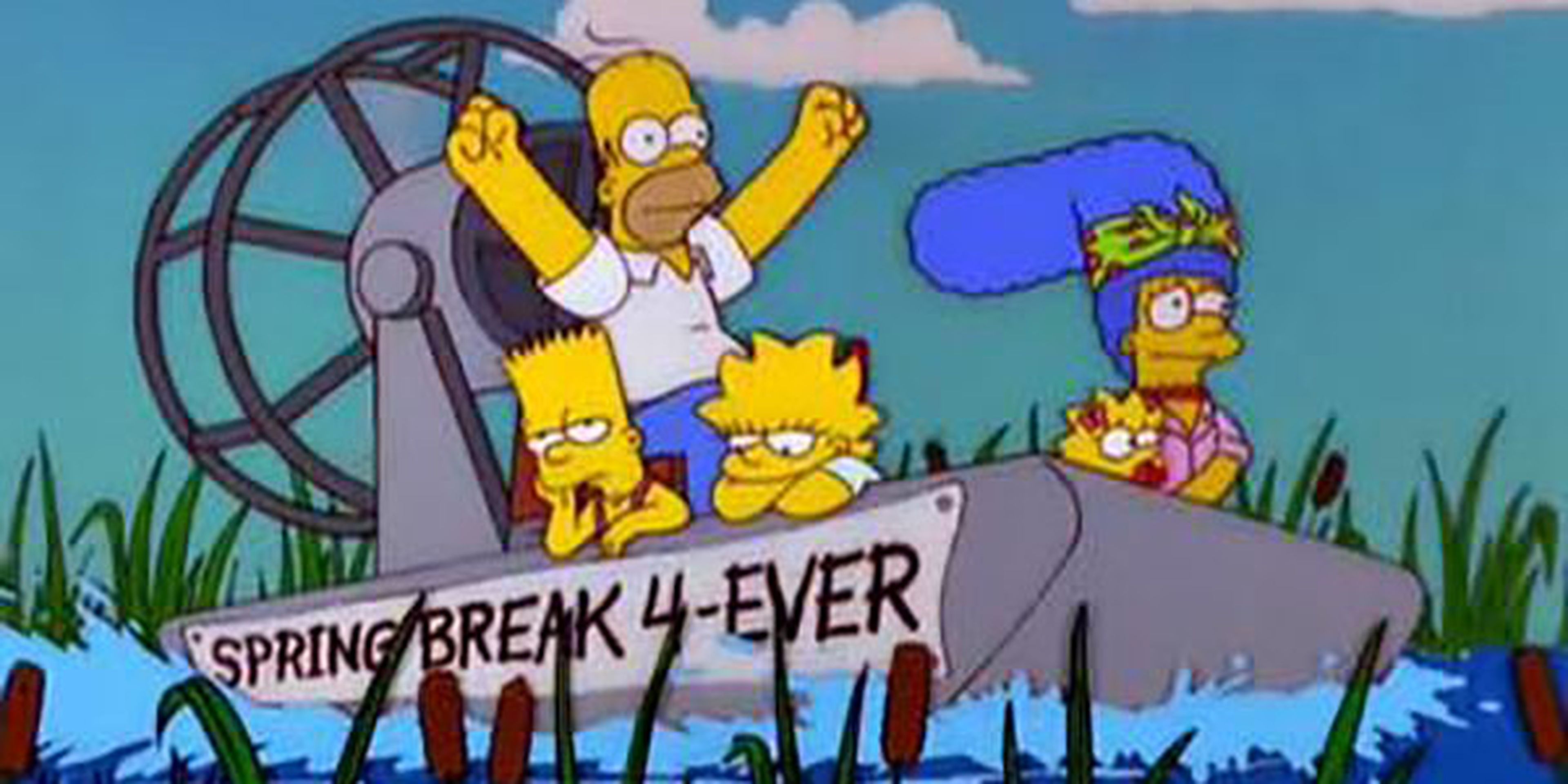 Mata al cocodrilo y corre - Los Simpson