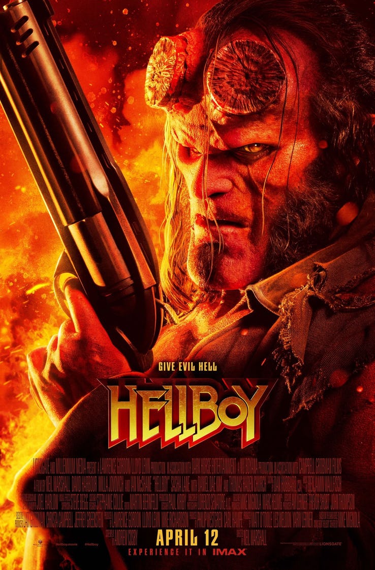 Hellboy 2019 póster Hellboy
