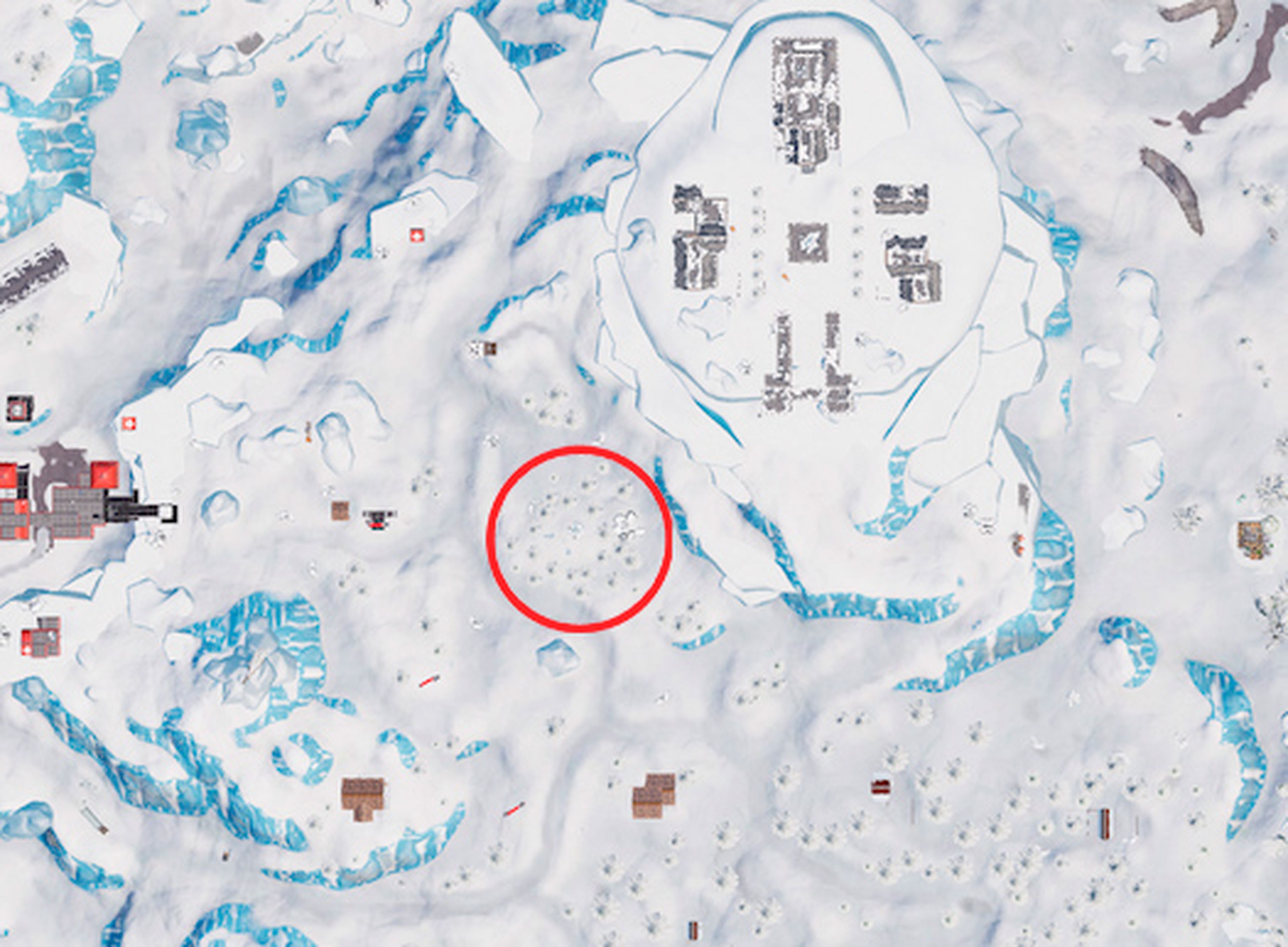 Mapa isla del tesoro Fortnite localizacion