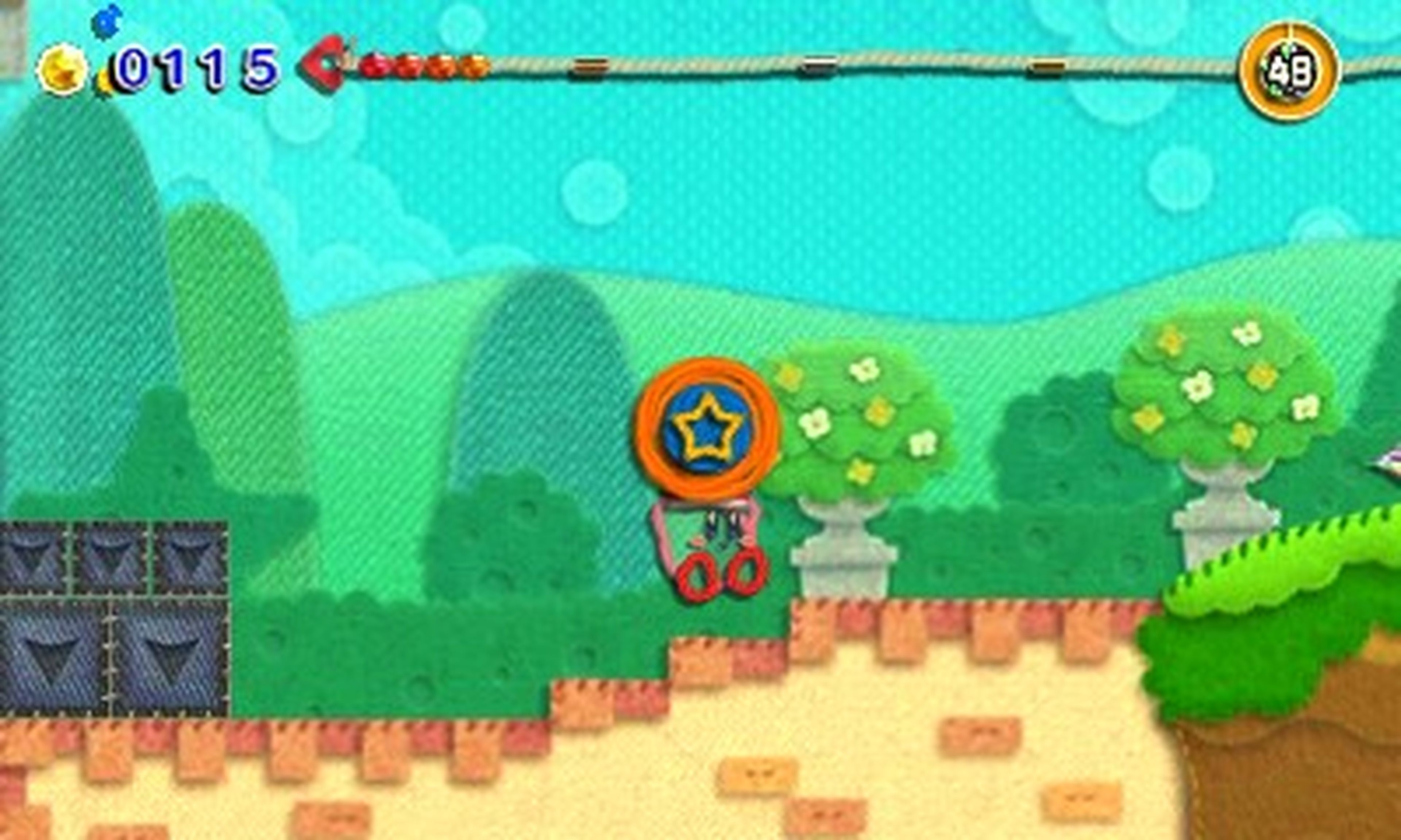 Más Kirby en el Reino de los Hilos