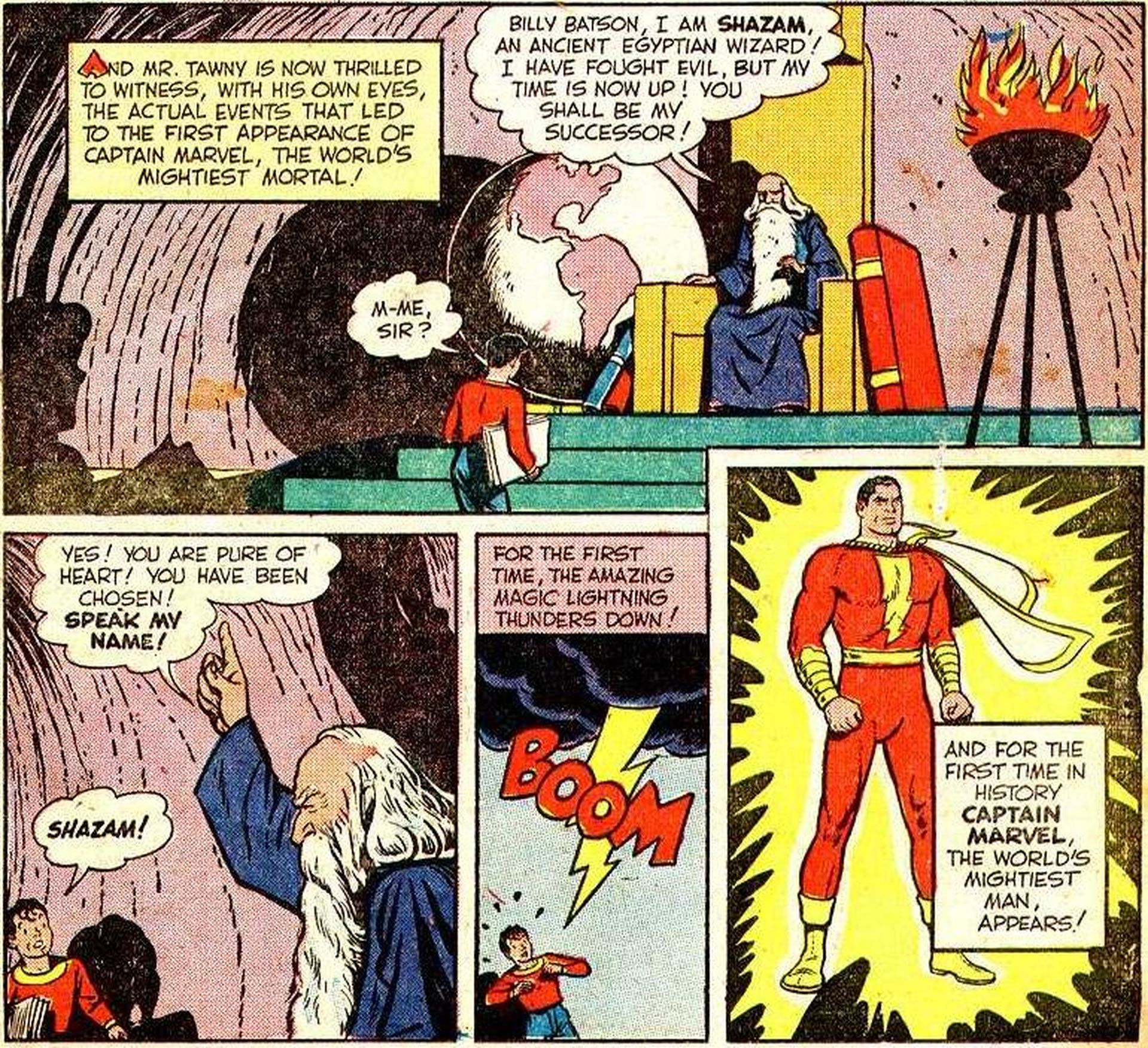 Shazam (Capitán Marvel) en los años 40