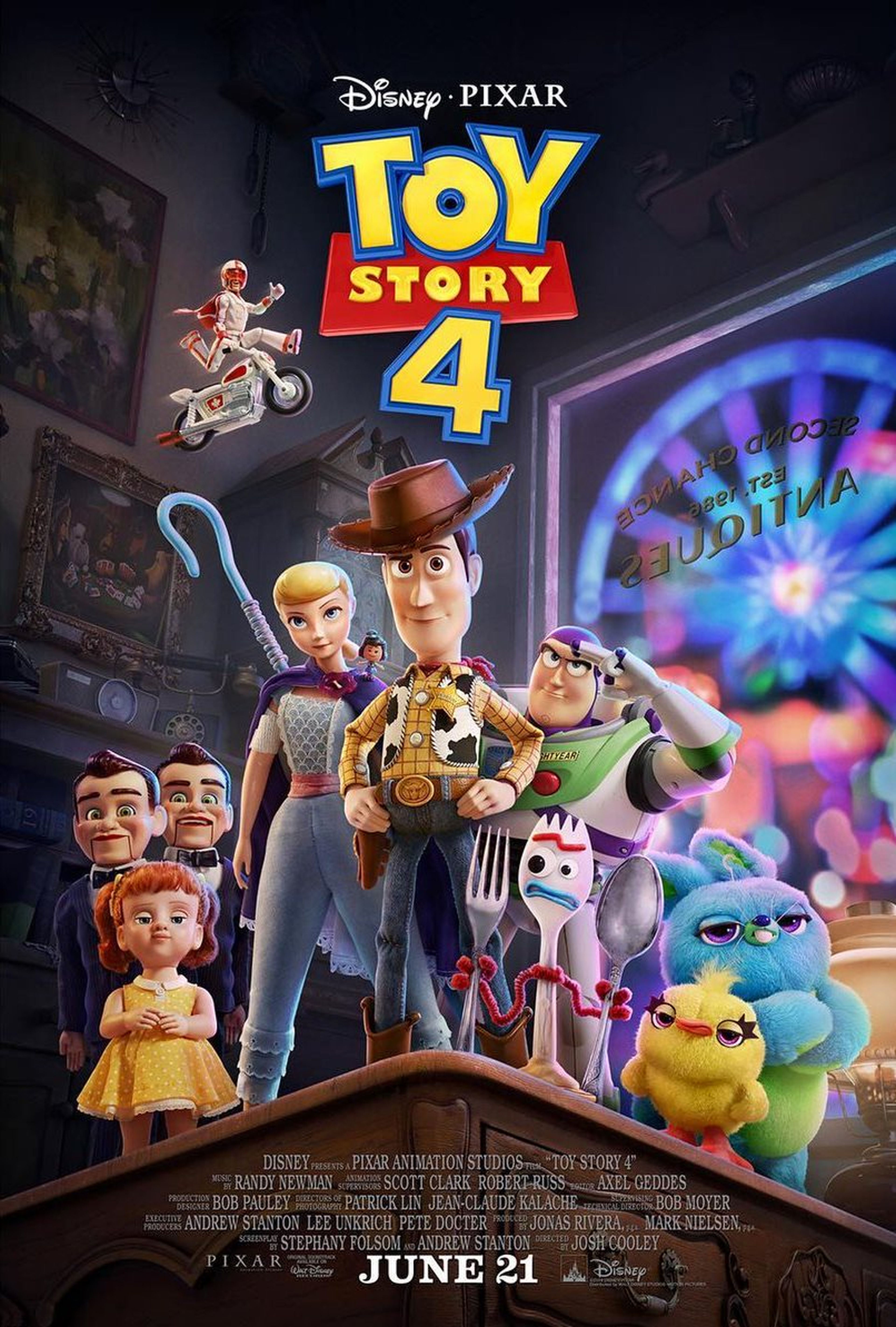 Toy Story 4 - Póster con los protagonistas