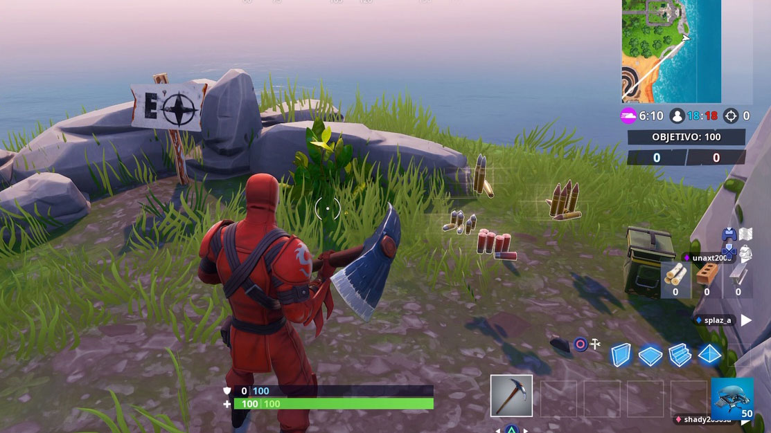 Visita los puntos más alejados del mapa Fortnite Visita los puntos más alejados del mapa Fortnite