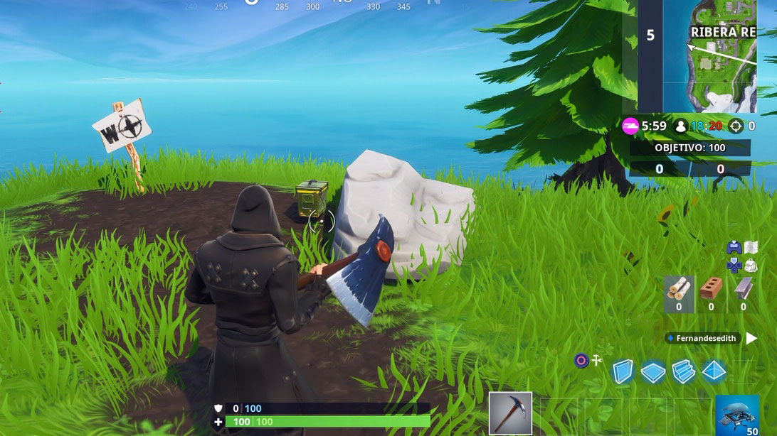 Visita los puntos más alejados del mapa Fortnite Visita los puntos más alejados del mapa Fortnite