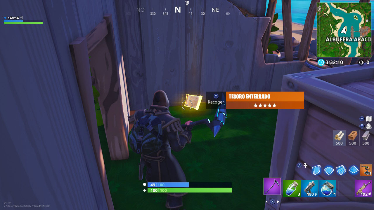 Tesoro enterrado Fortnite Tesoro enterrado Fortnite