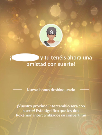 amistad con suerte en pokémon go amistad con suerte en pokémon go