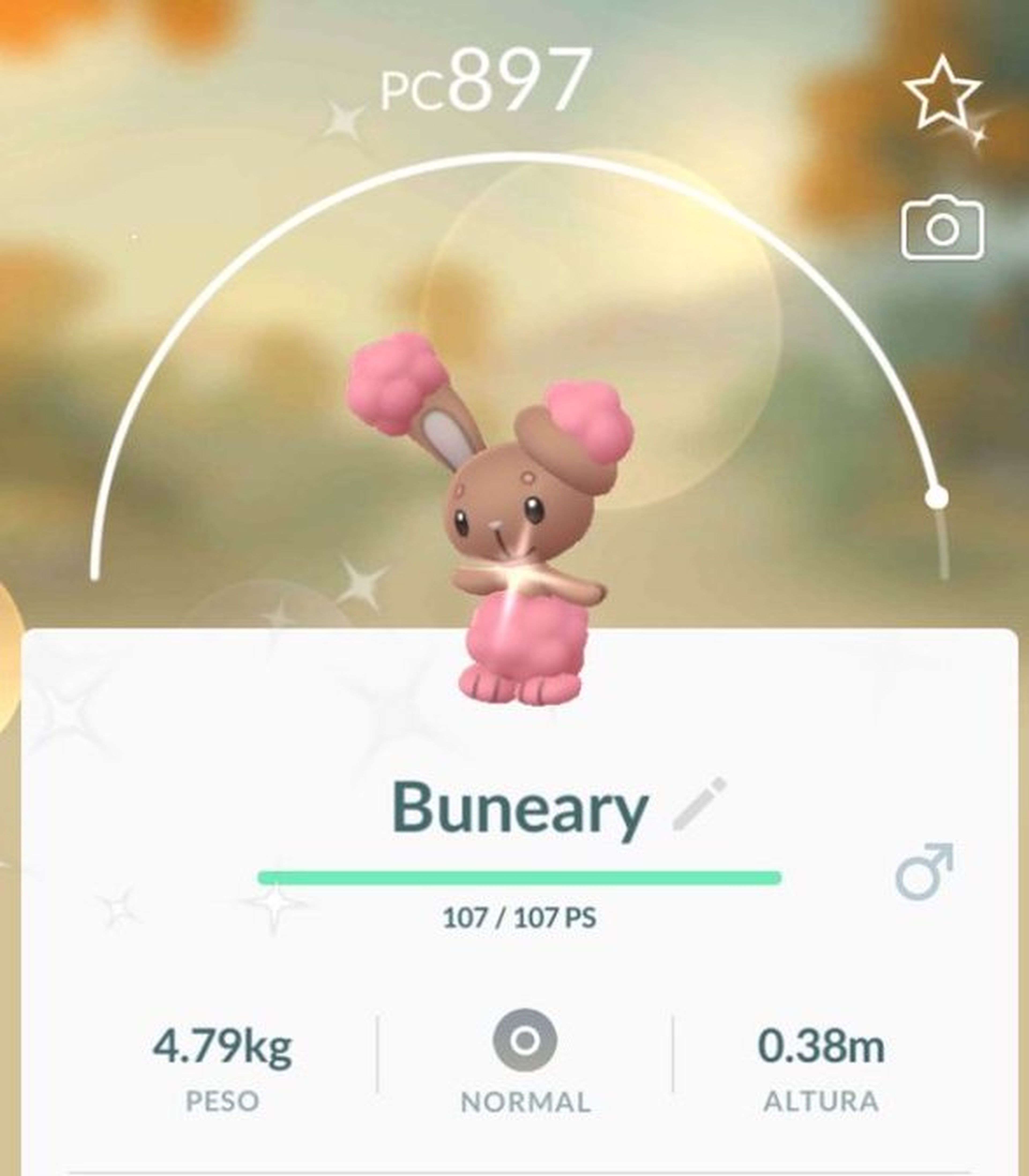 Buneary Shiny en Pokémon GO