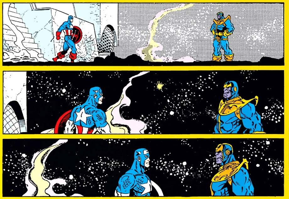 Capitán América vs. Thanos Capitán América vs. Thanos