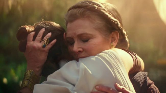Carrie Fisher en el Episodio IX: The Rise of Skywalker Carrie Fisher en el Episodio IX: The Rise of Skywalker