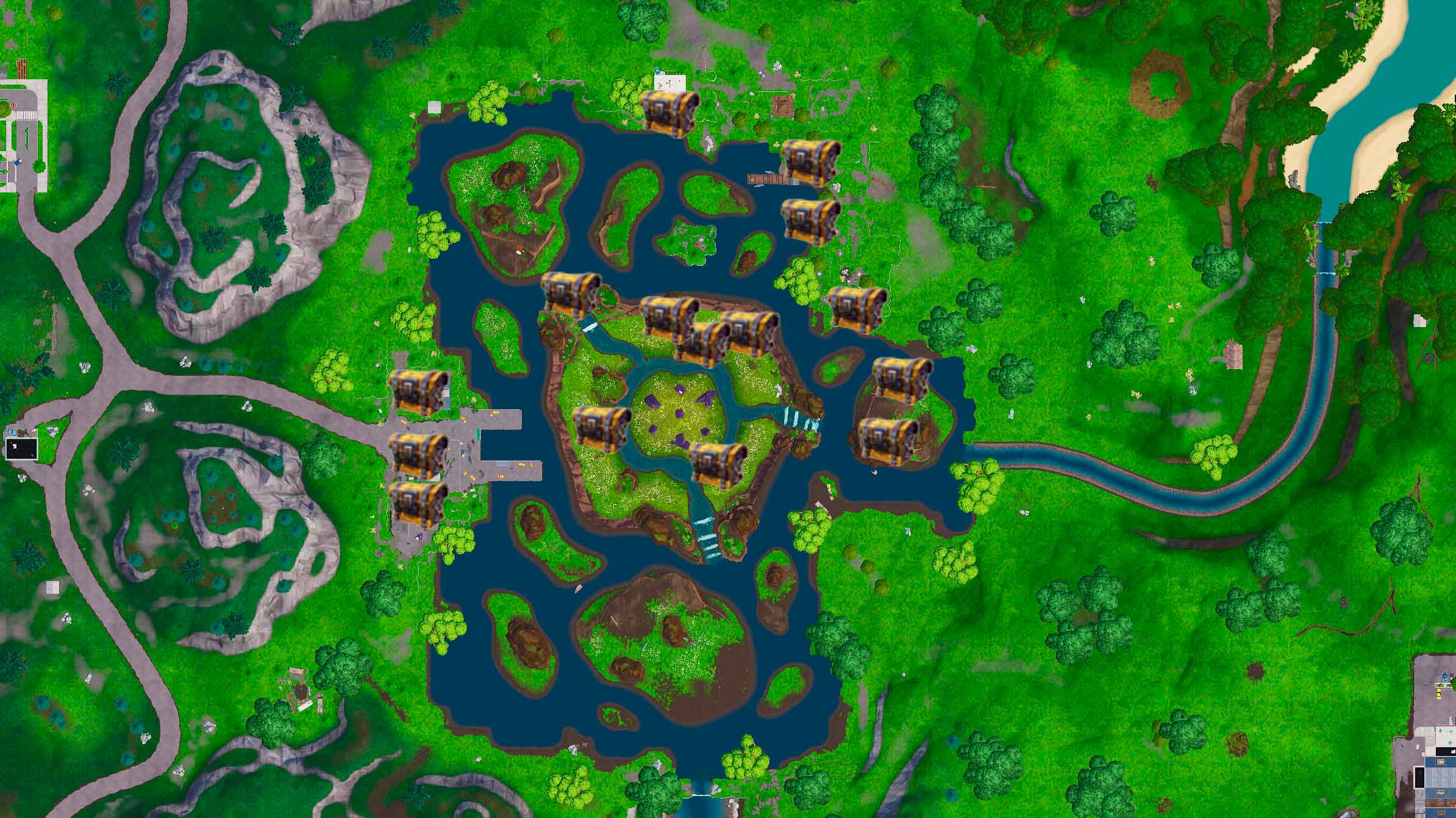 Cofres Balsa Botín Fortnite Cofres Balsa Botín Fortnite