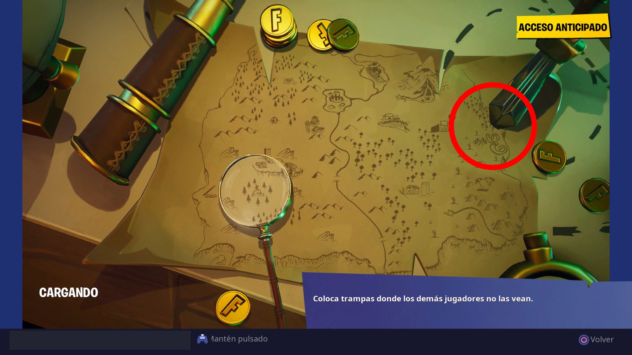 Desafío cuchillo pantalla de carga Fortnite Desafío cuchillo pantalla de carga Fortnite