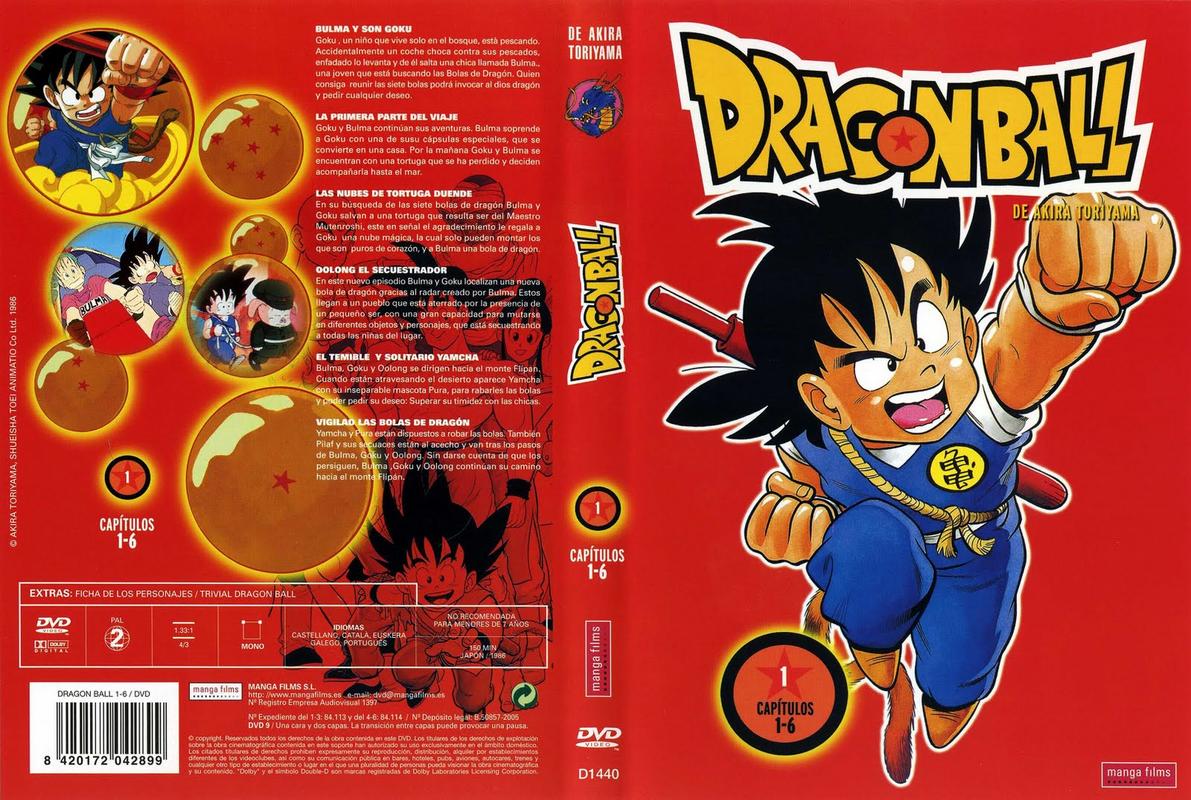Dragon Ball en DVD España Dragon Ball en DVD España