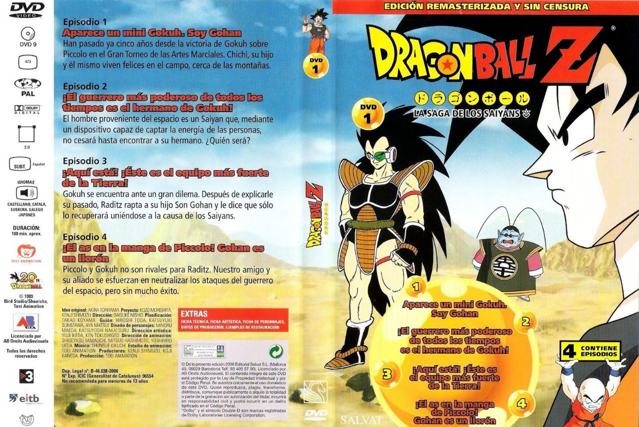 Dragon Ball en DVD España Dragon Ball en DVD España