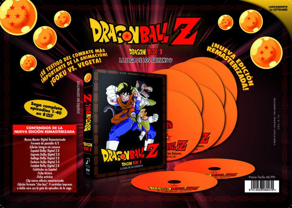 Dragon Ball - La historia de todas las ediciones DVD en España