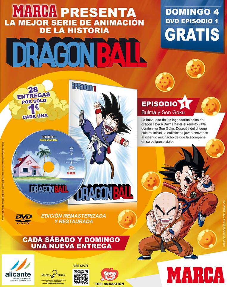 Dragon Ball en DVD España Dragon Ball en DVD España