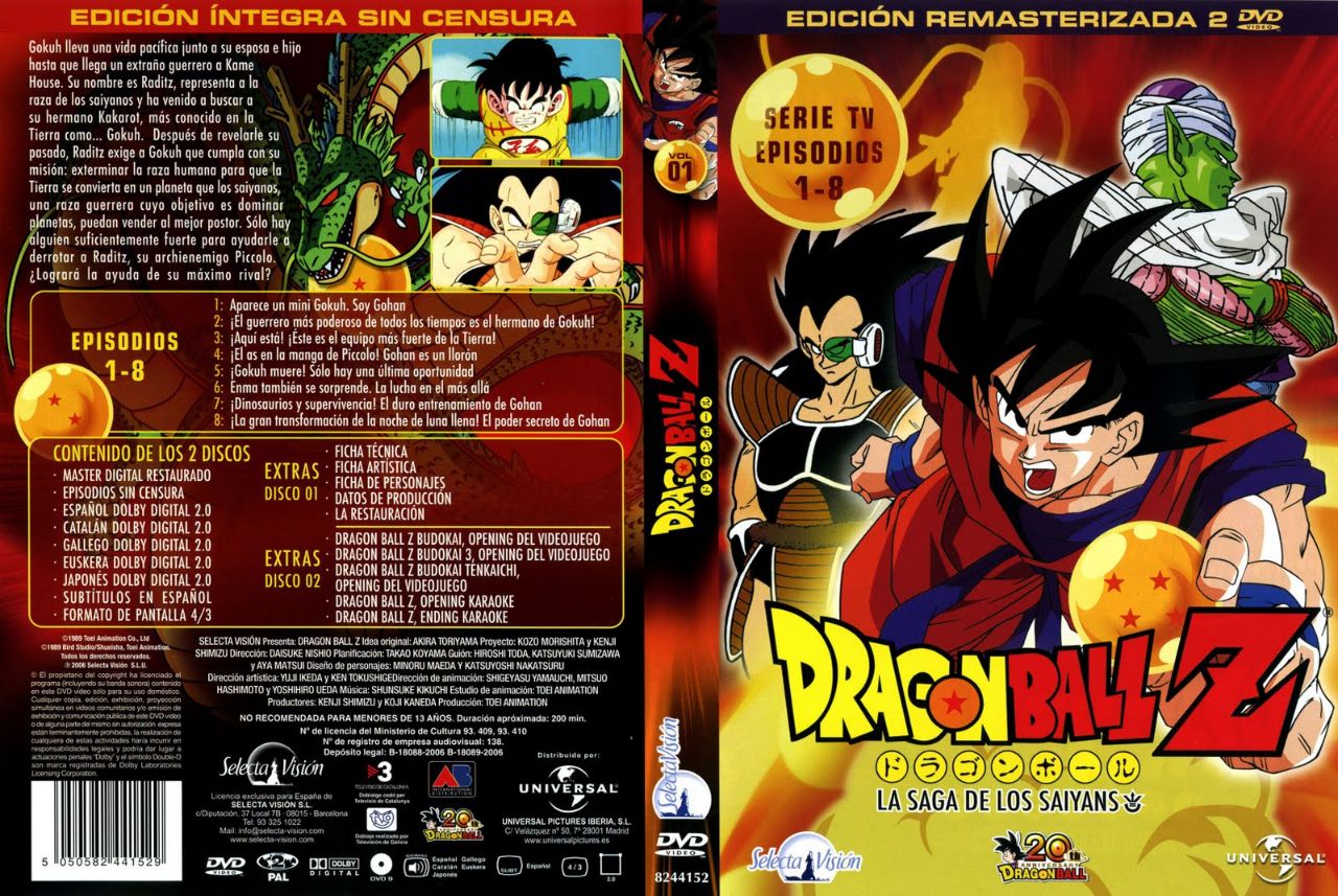 Dragon Ball en DVD España Dragon Ball en DVD España