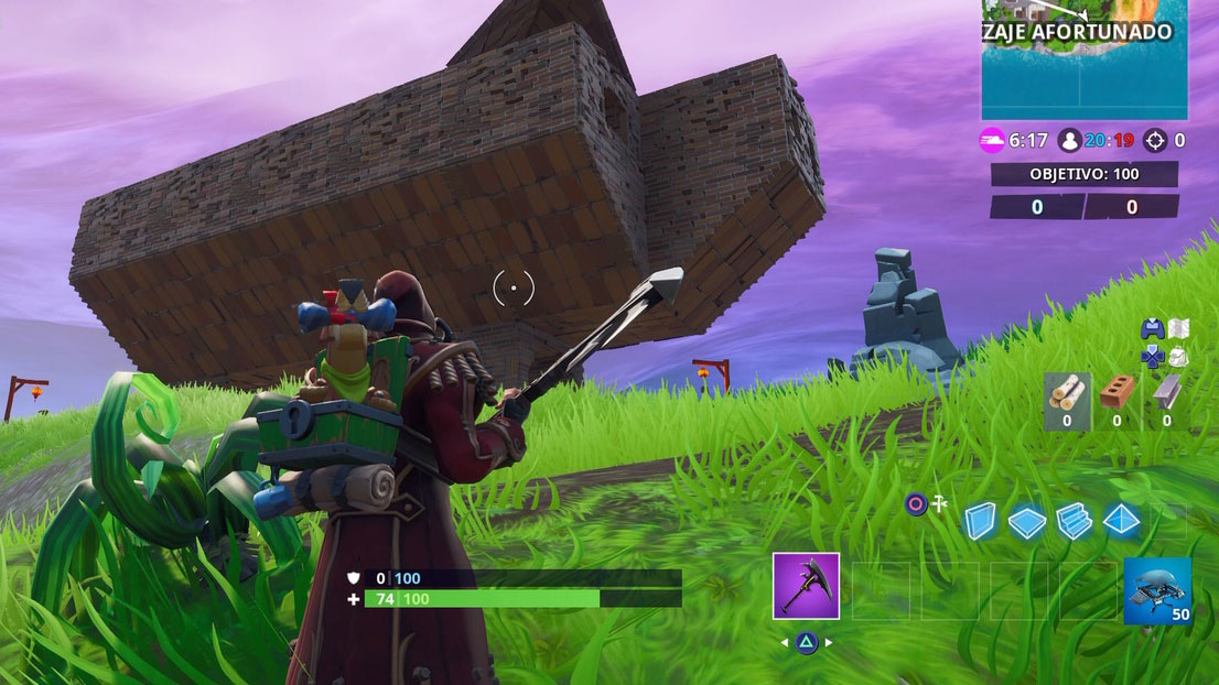 fortnite desafio estructuras - mapa fortnite conejo de madera