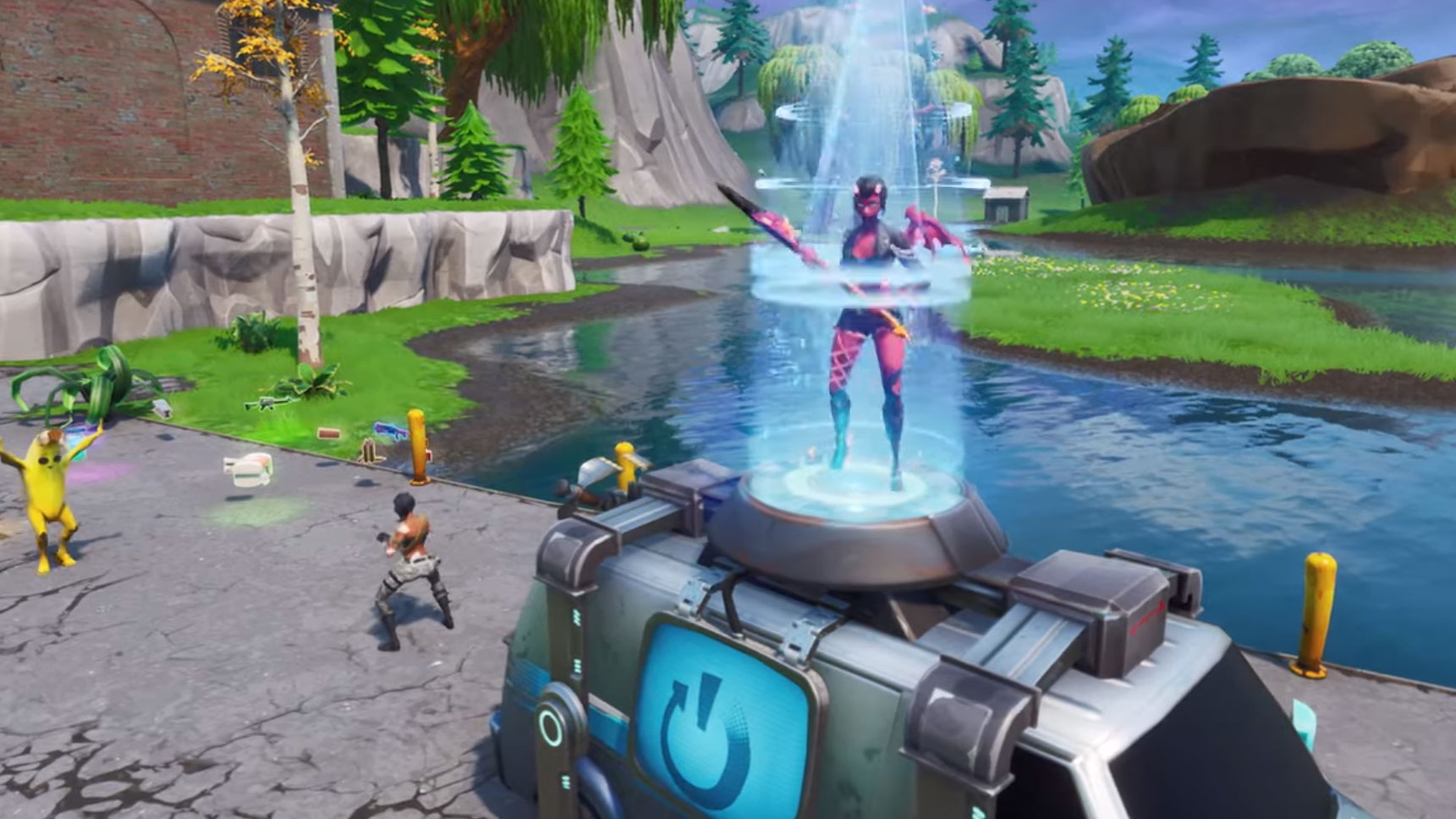 Furgoneta reinicio Fortnite Furgoneta reinicio Fortnite