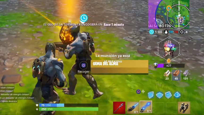 Fortnite aparece en end game