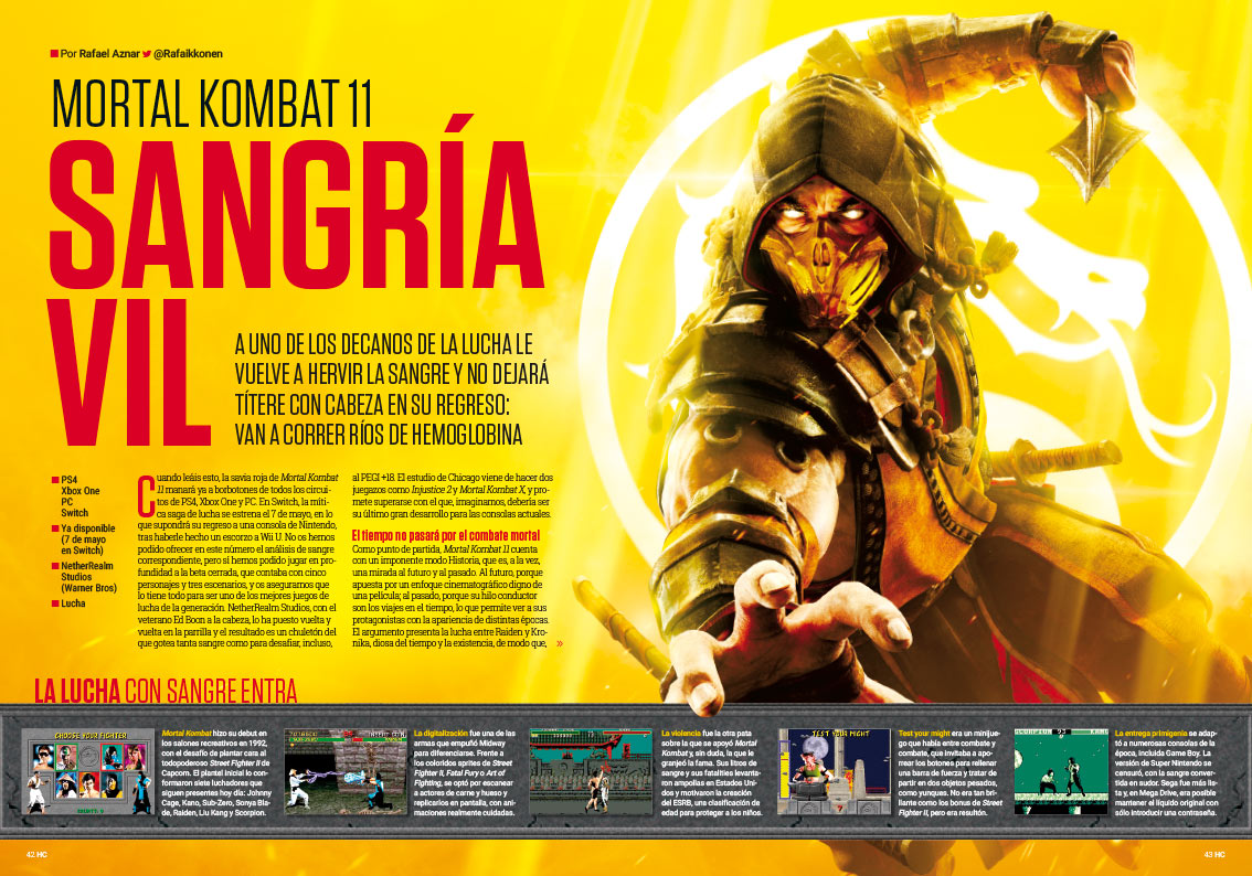 Hobby Consolas 334, a la venta con pósters de Sekiro y Mortal Kombat 11 Hobby Consolas 334
