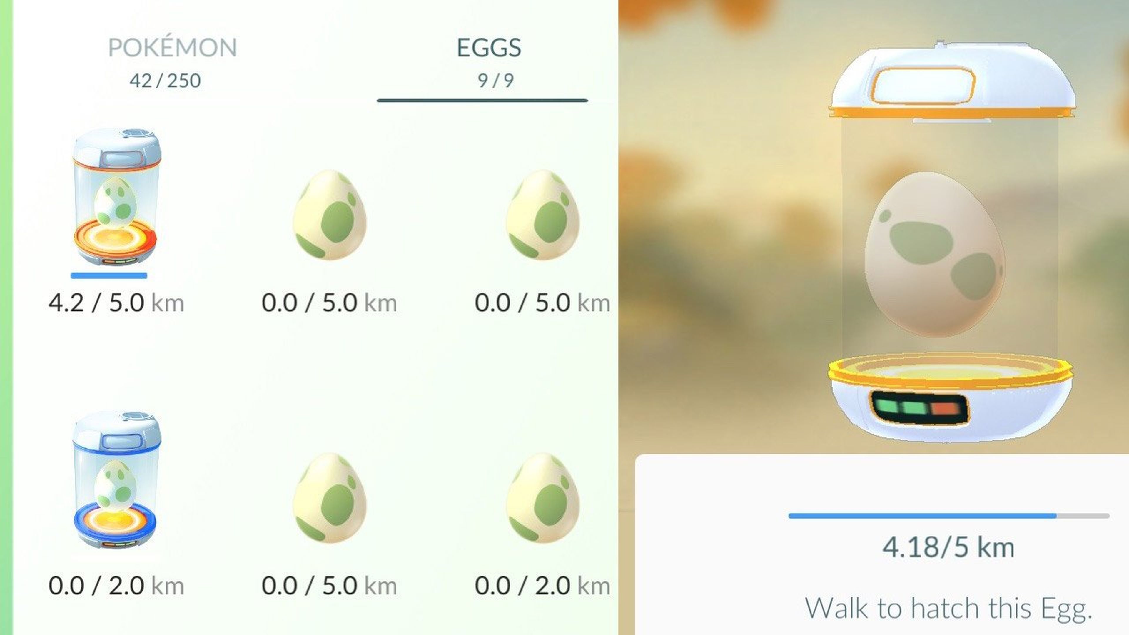 Huevos Pokémon GO